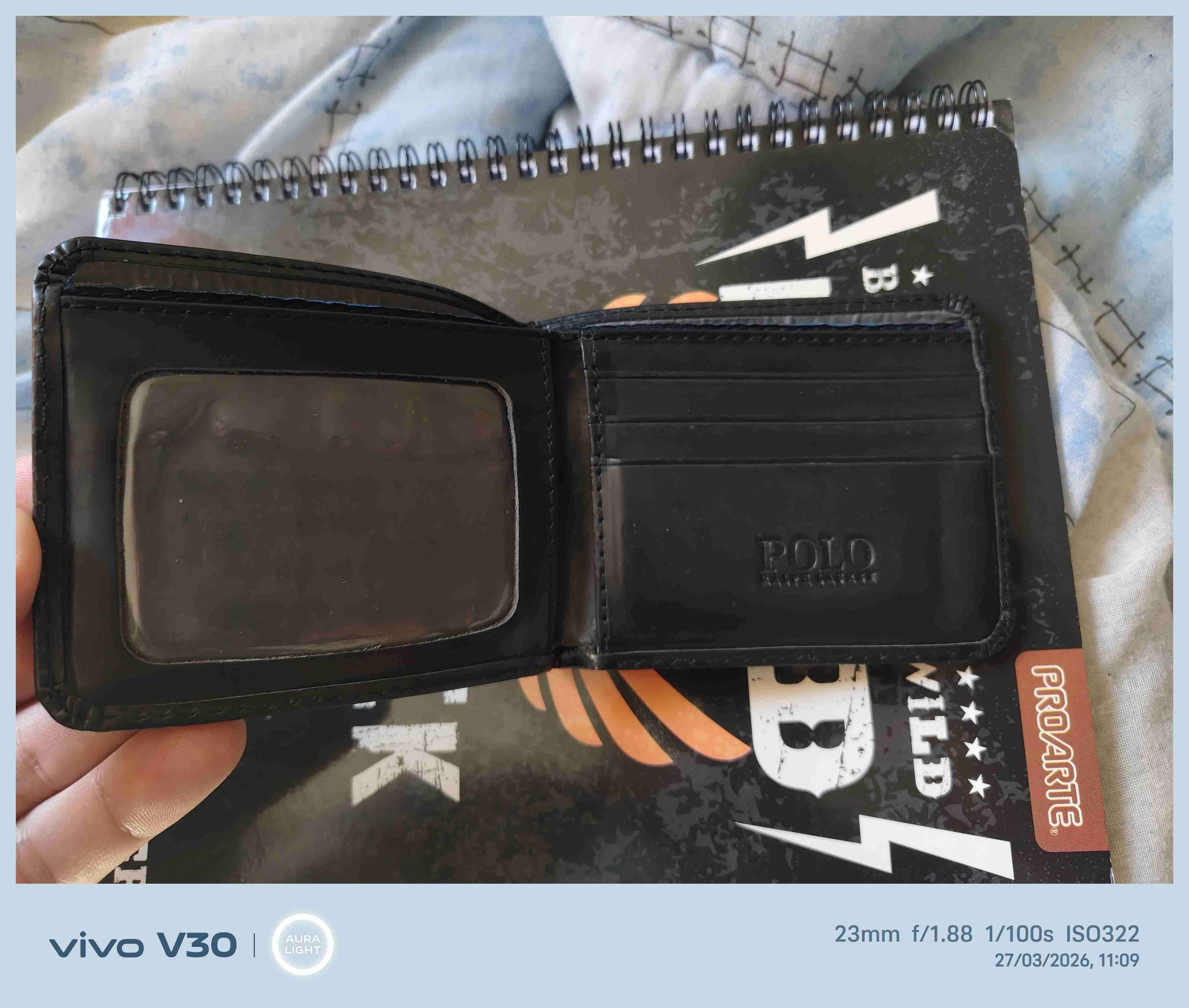 Billetera Polo Ralph Lauren negra - miniatura 3