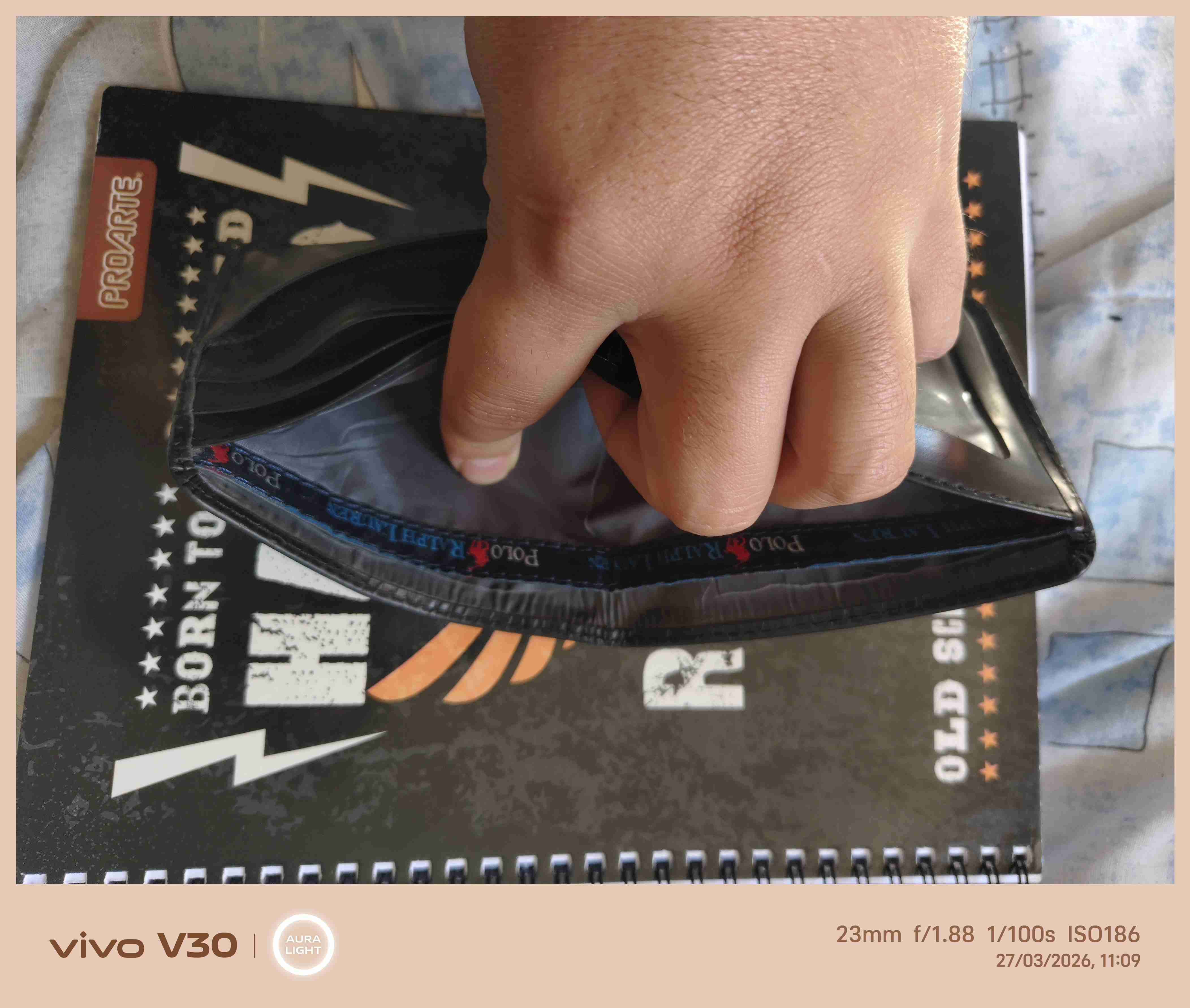 Billetera Polo Ralph Lauren negra - miniatura 4