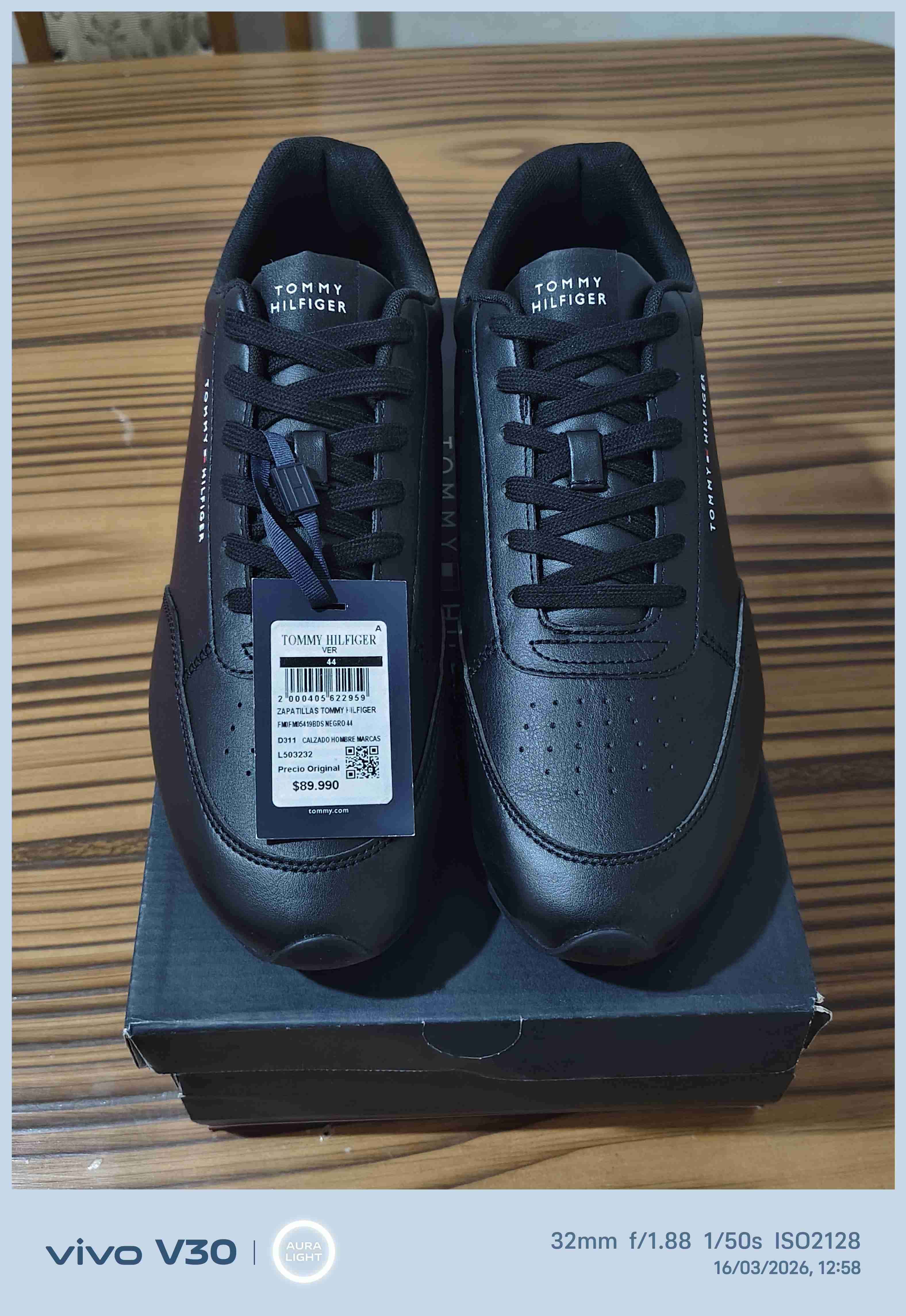 Zapatillas Tommy Hilfiger negras - 1