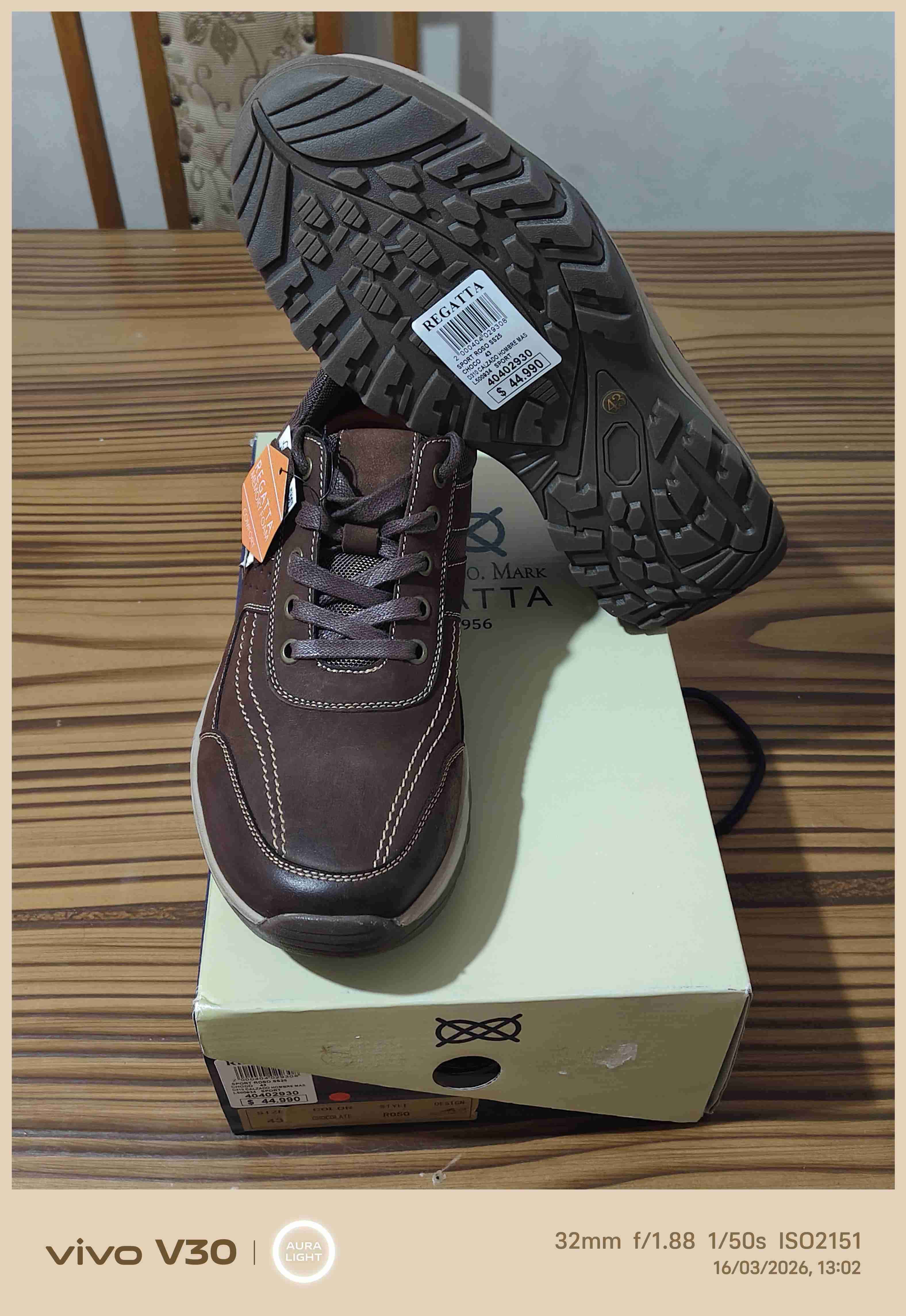 Zapatos marrones Regatta nuevos - miniatura 1