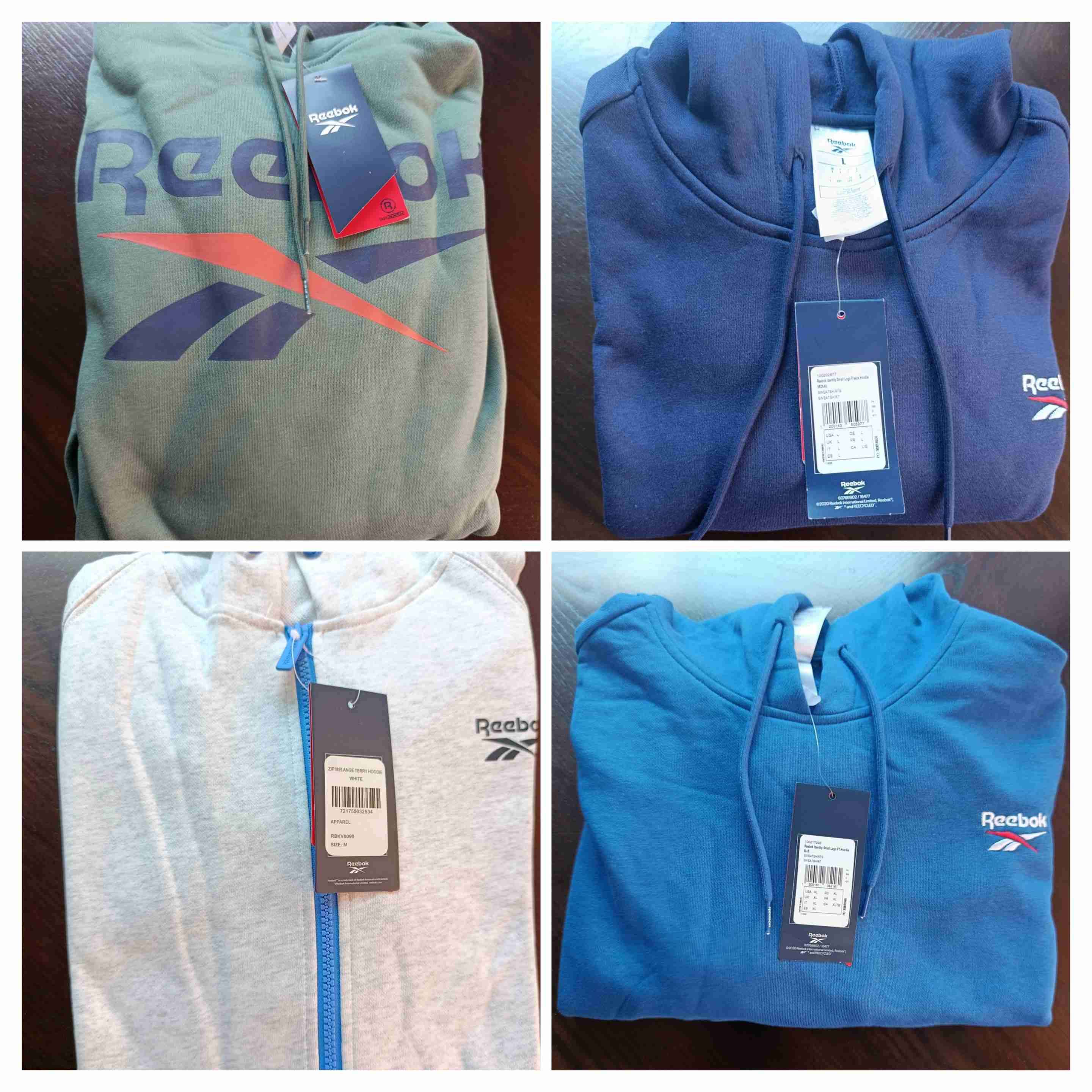 Polerones Reebok nuevos