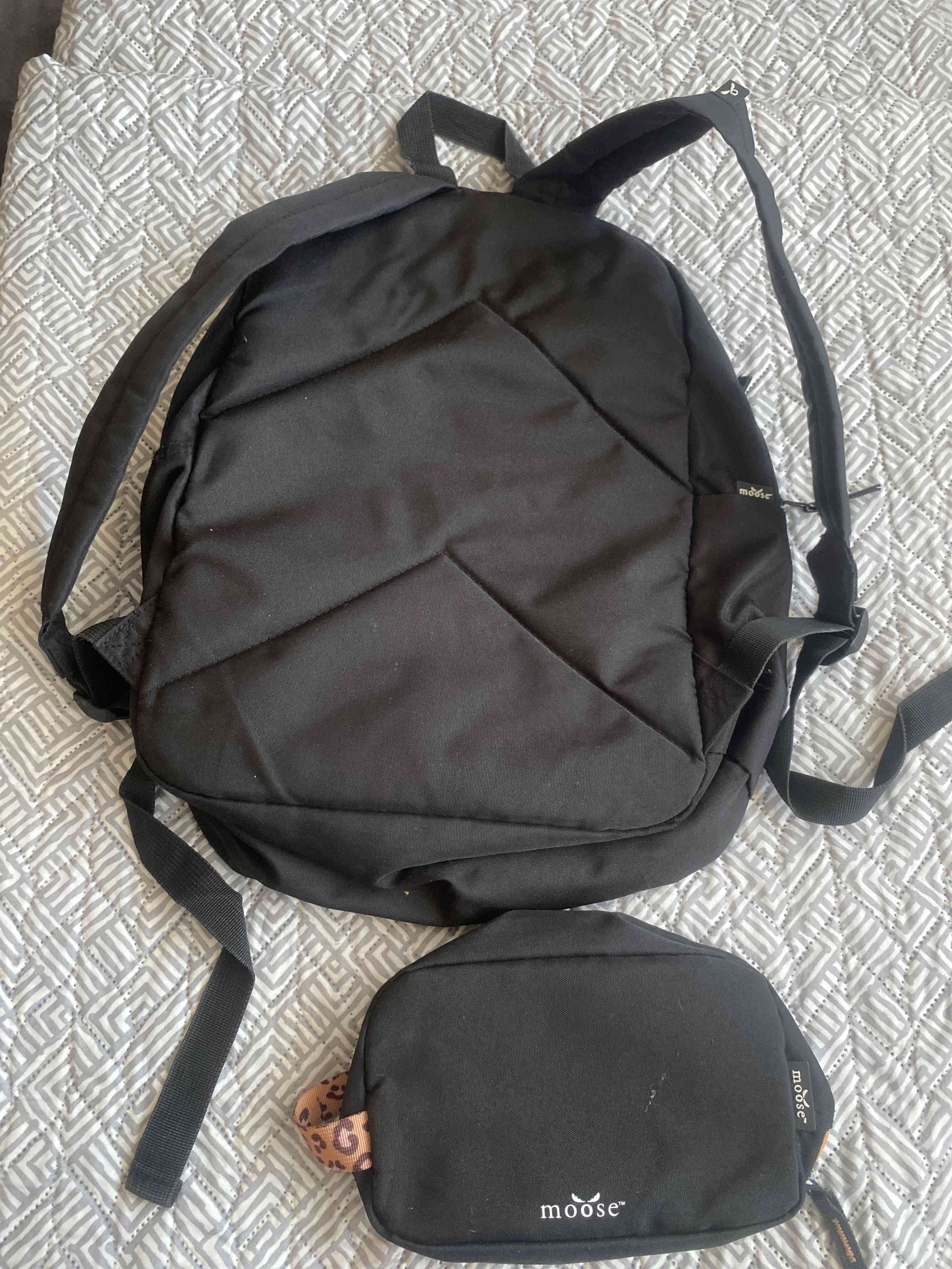 Mochila y estuche, estampado leopardo - miniatura 2