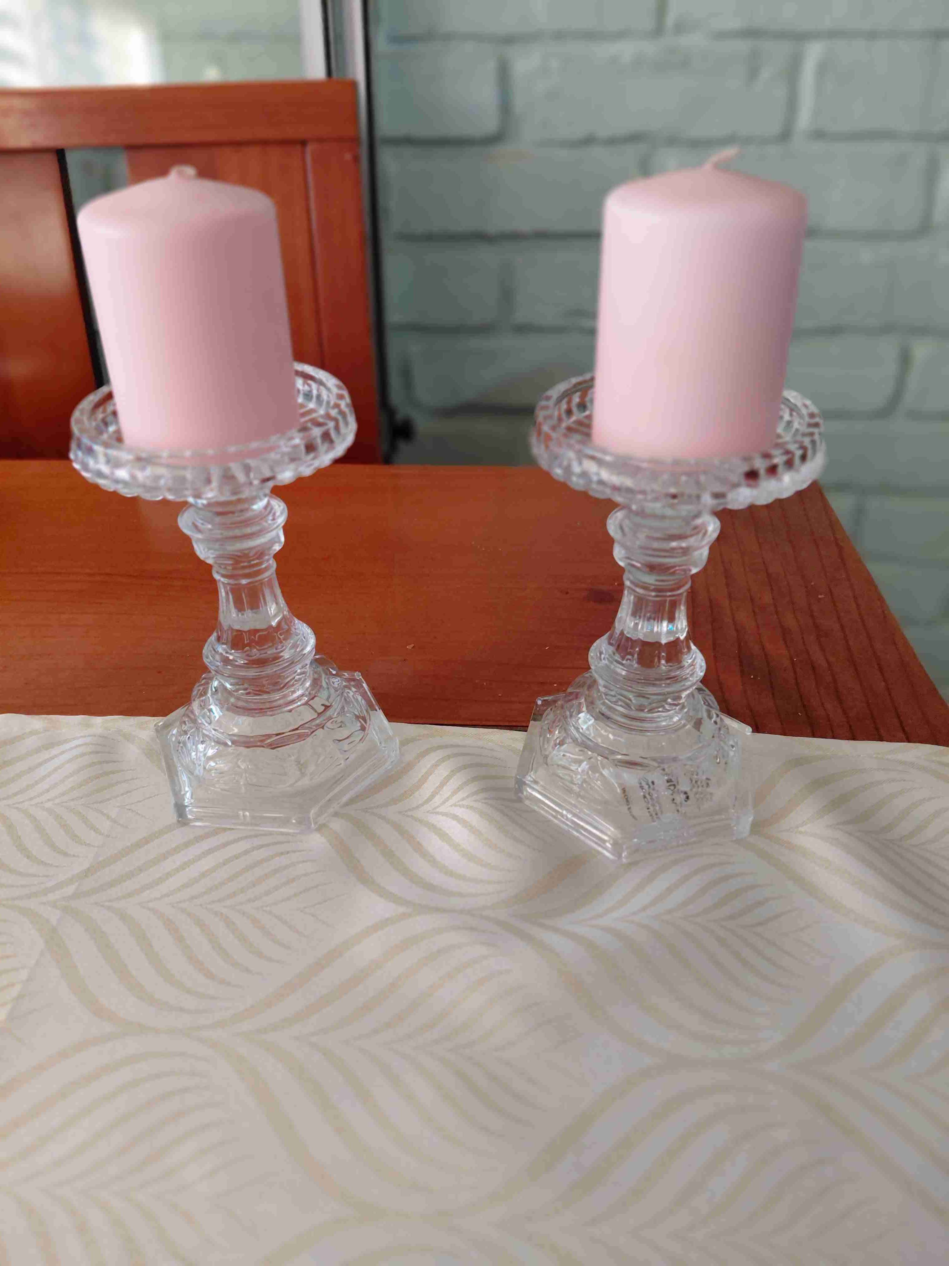 Juego de candelabros de cristal - miniatura 2