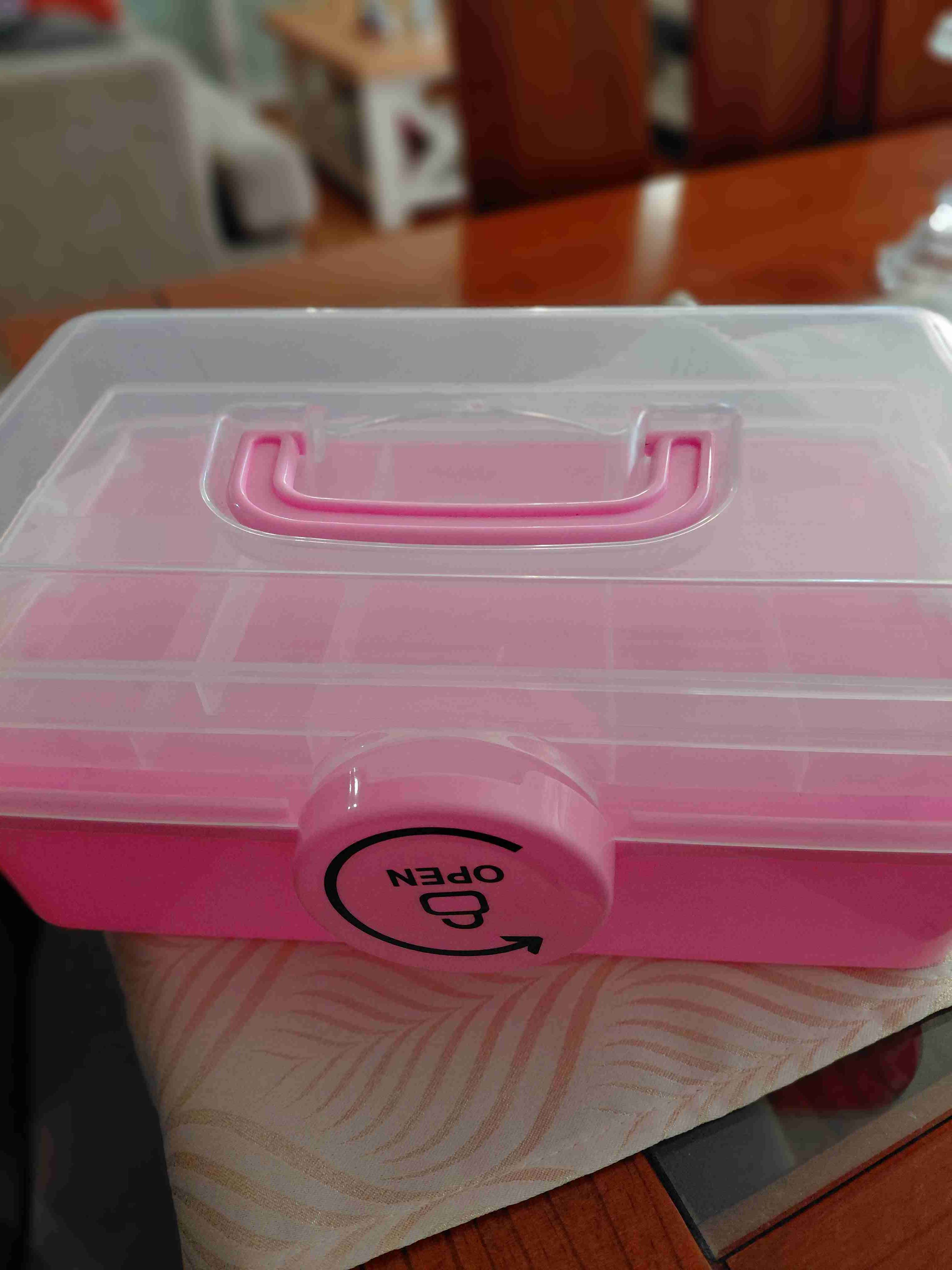 Caja organizadora rosa
