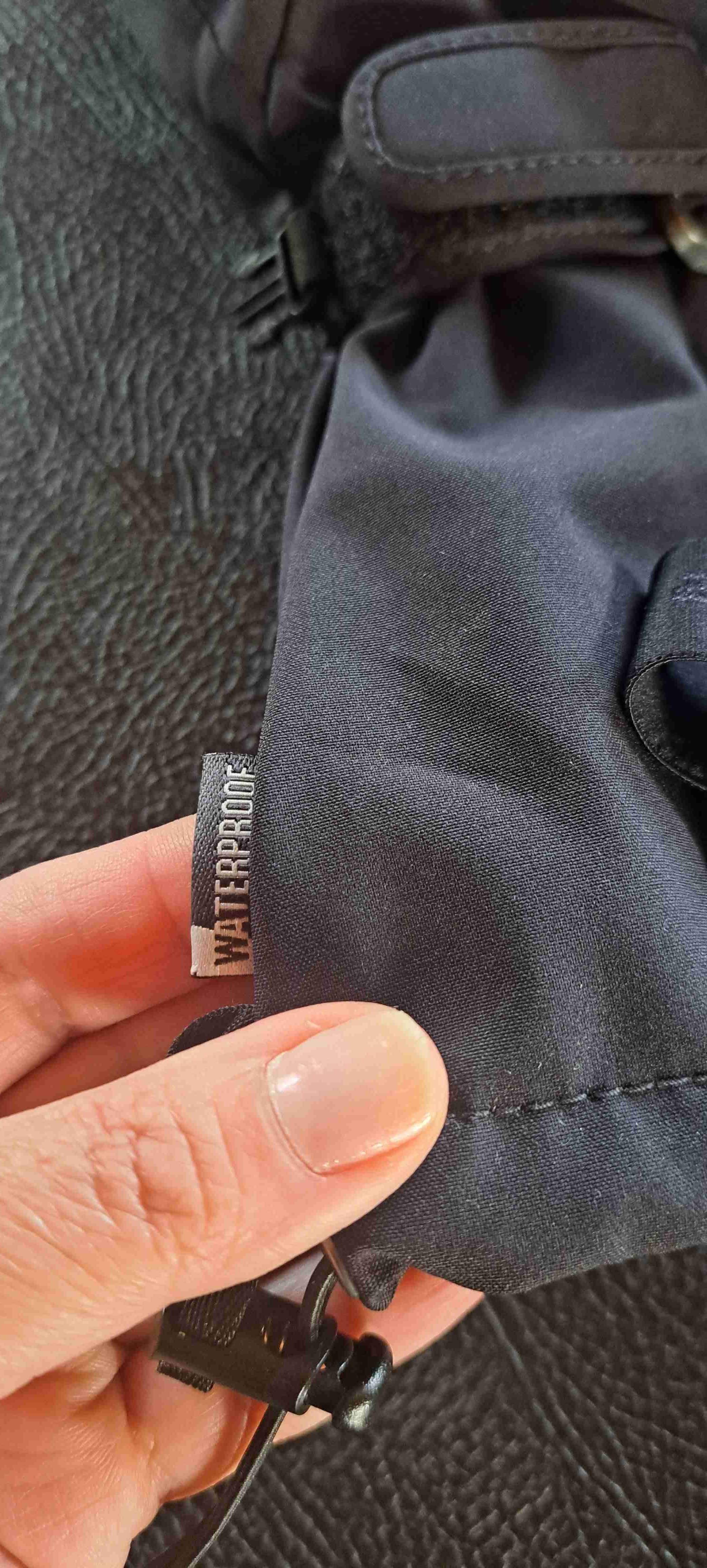 Guantes negros Wedze para nieve - miniatura 2