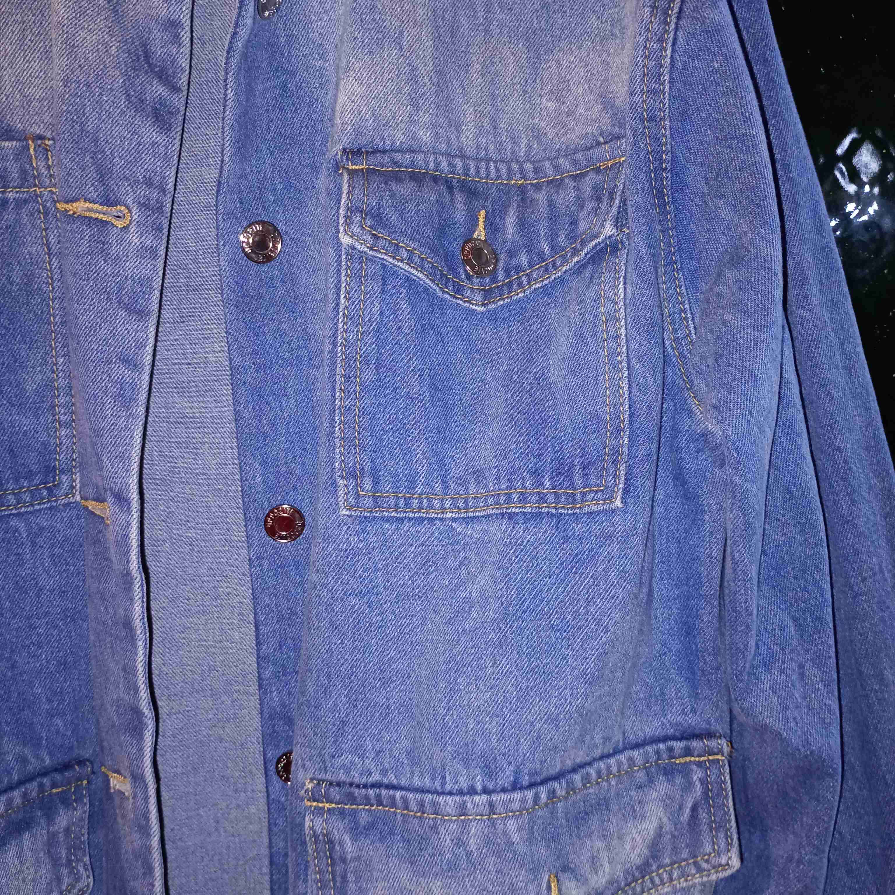 Chaqueta de mezclilla con cuello corderoy - miniatura 3