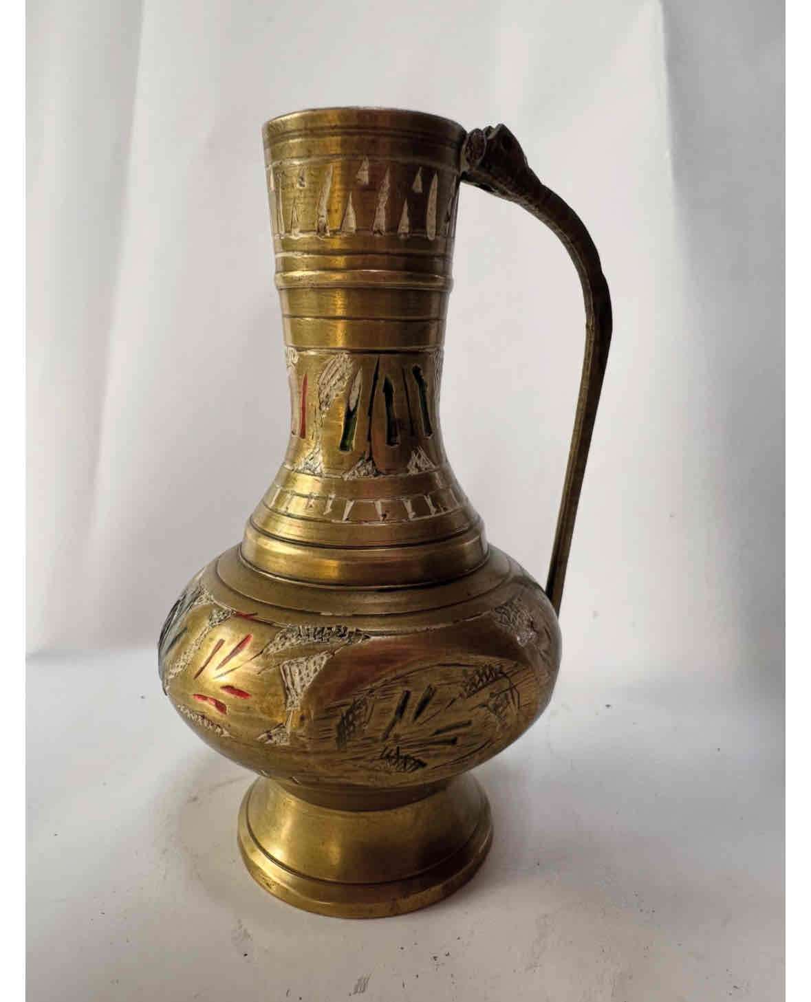 Jarra decorativa tallado a mano - 3