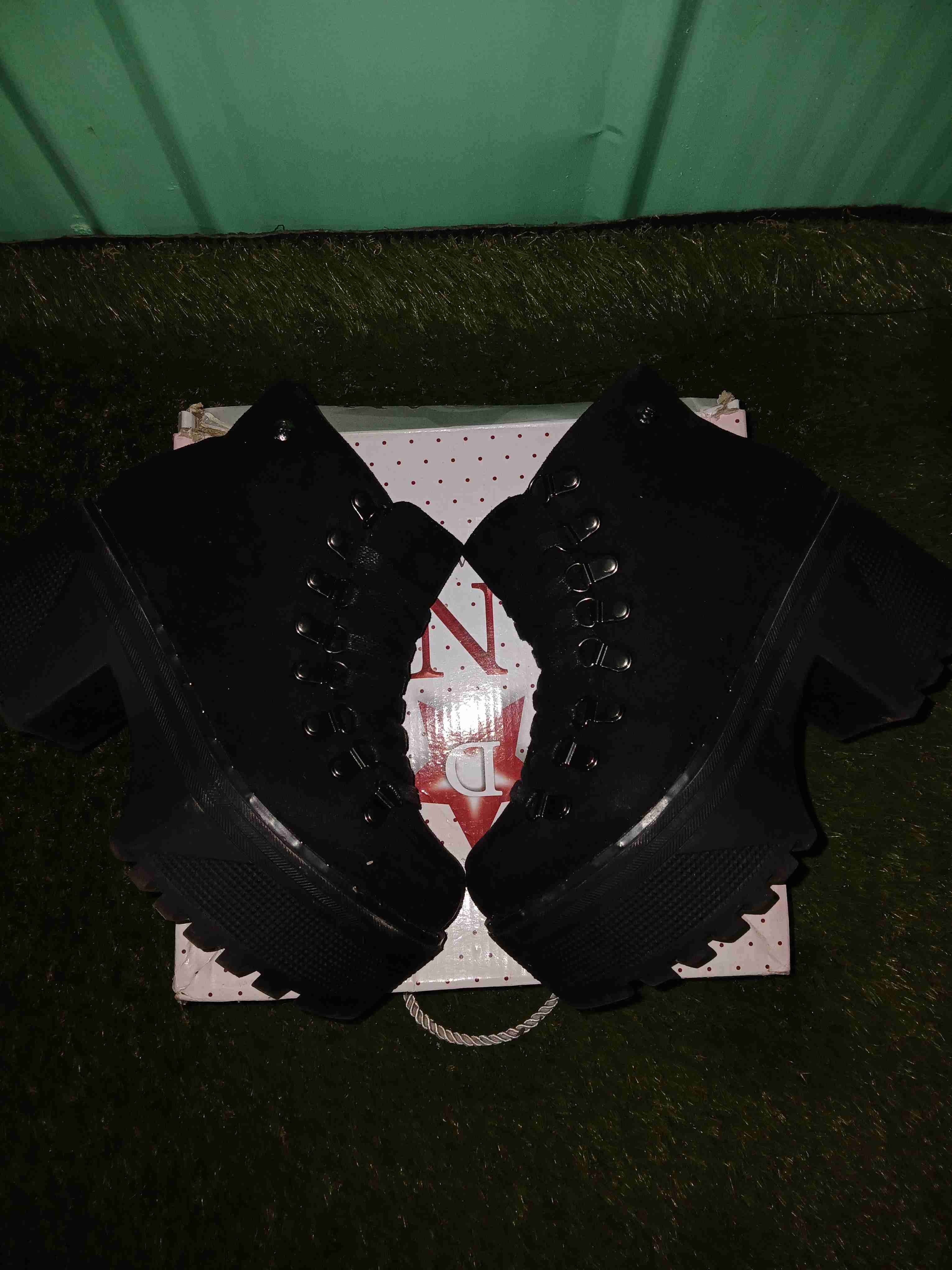 Botines negros de plataforma - miniatura 3