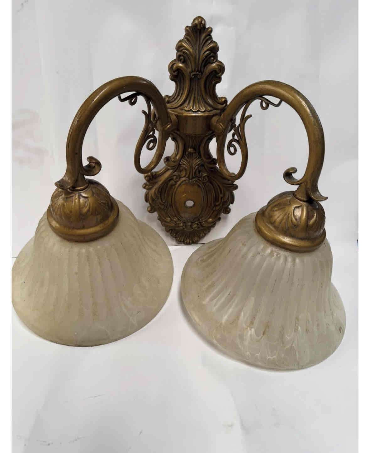 Aplique de pared vintage dorado - 1