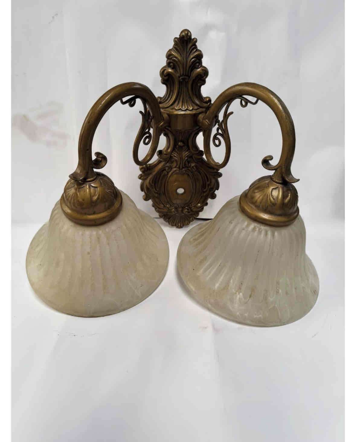 Aplique de pared vintage dorado - 2