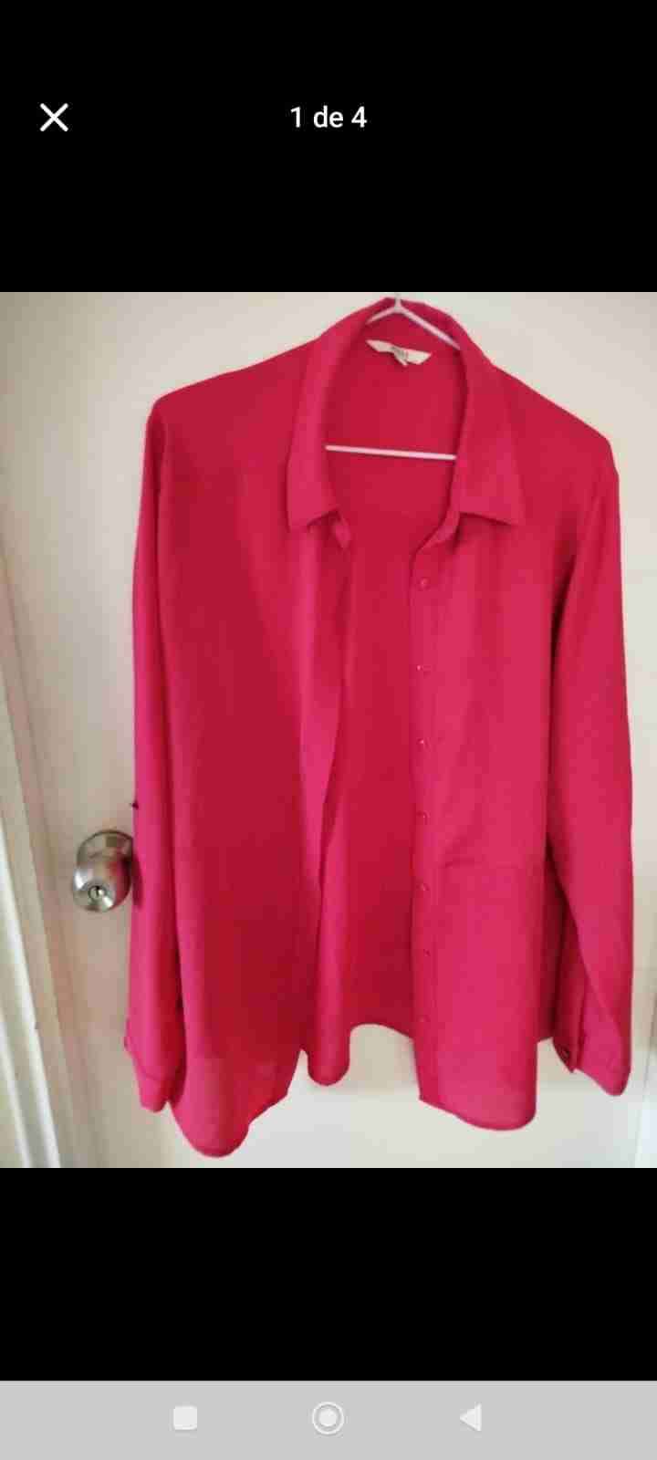 Camisa negra cblusas talla L y Mon mariposas - miniatura 4