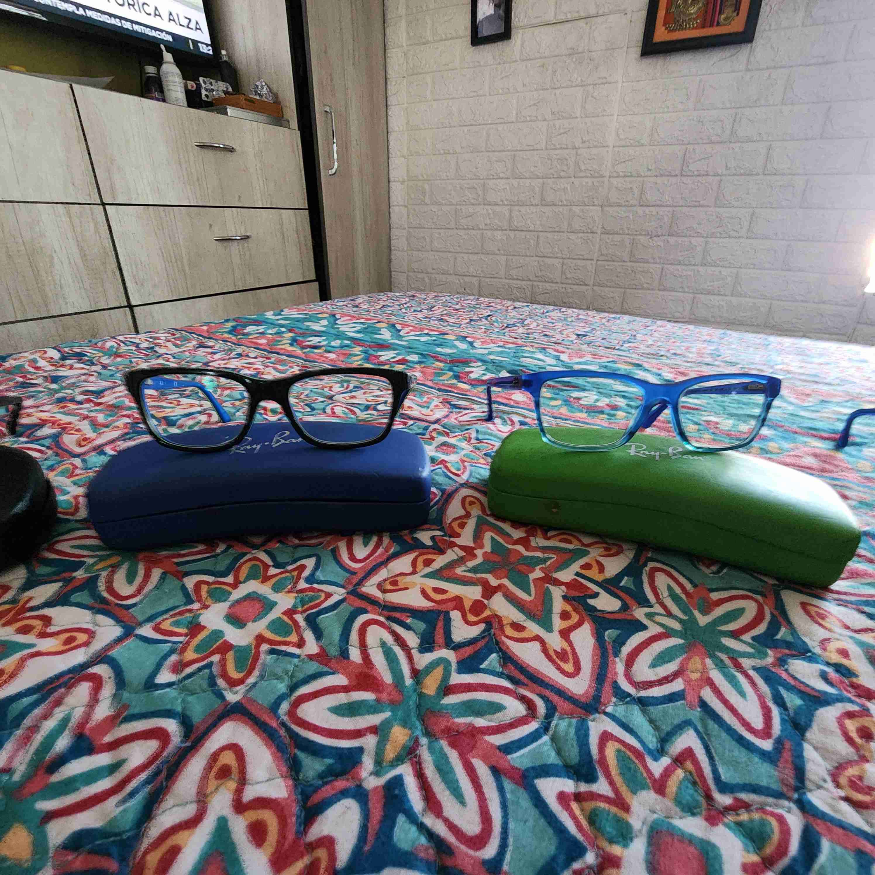 Anteojos Ray-Ban azul y negro - miniatura 2