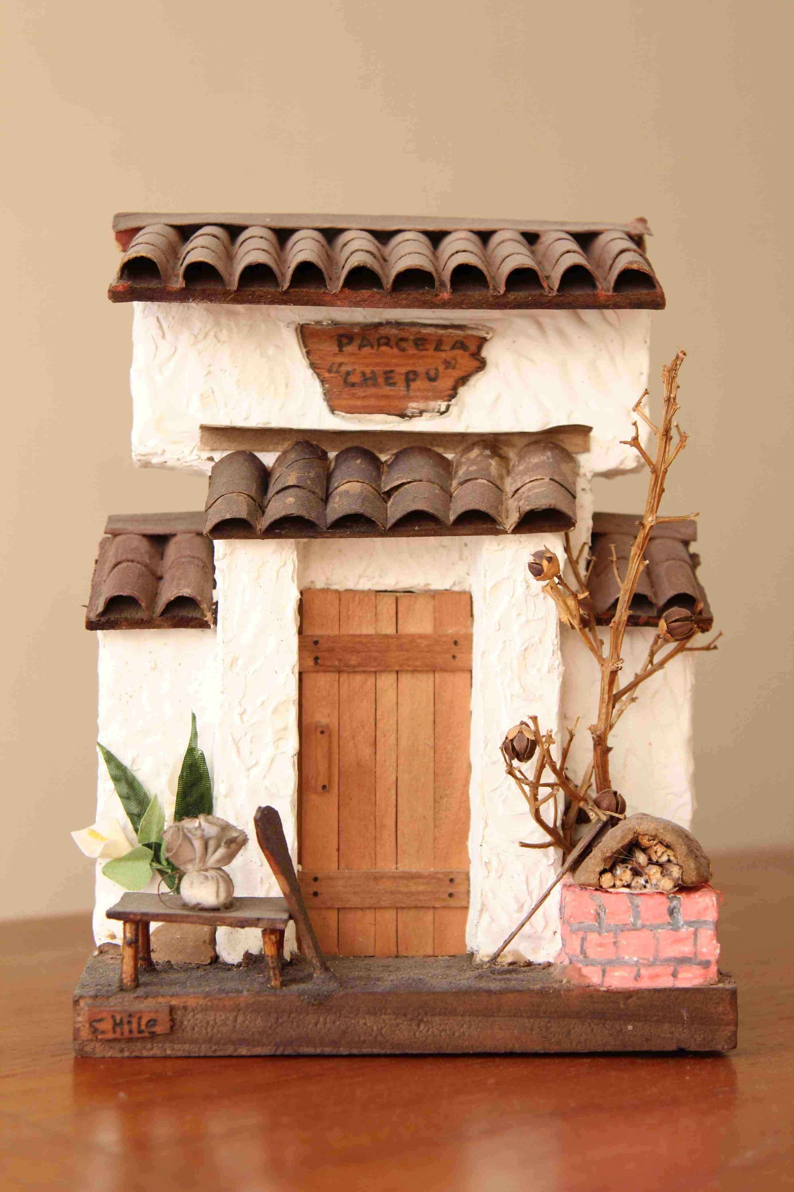 Maqueta de casa artesanal - miniatura 3