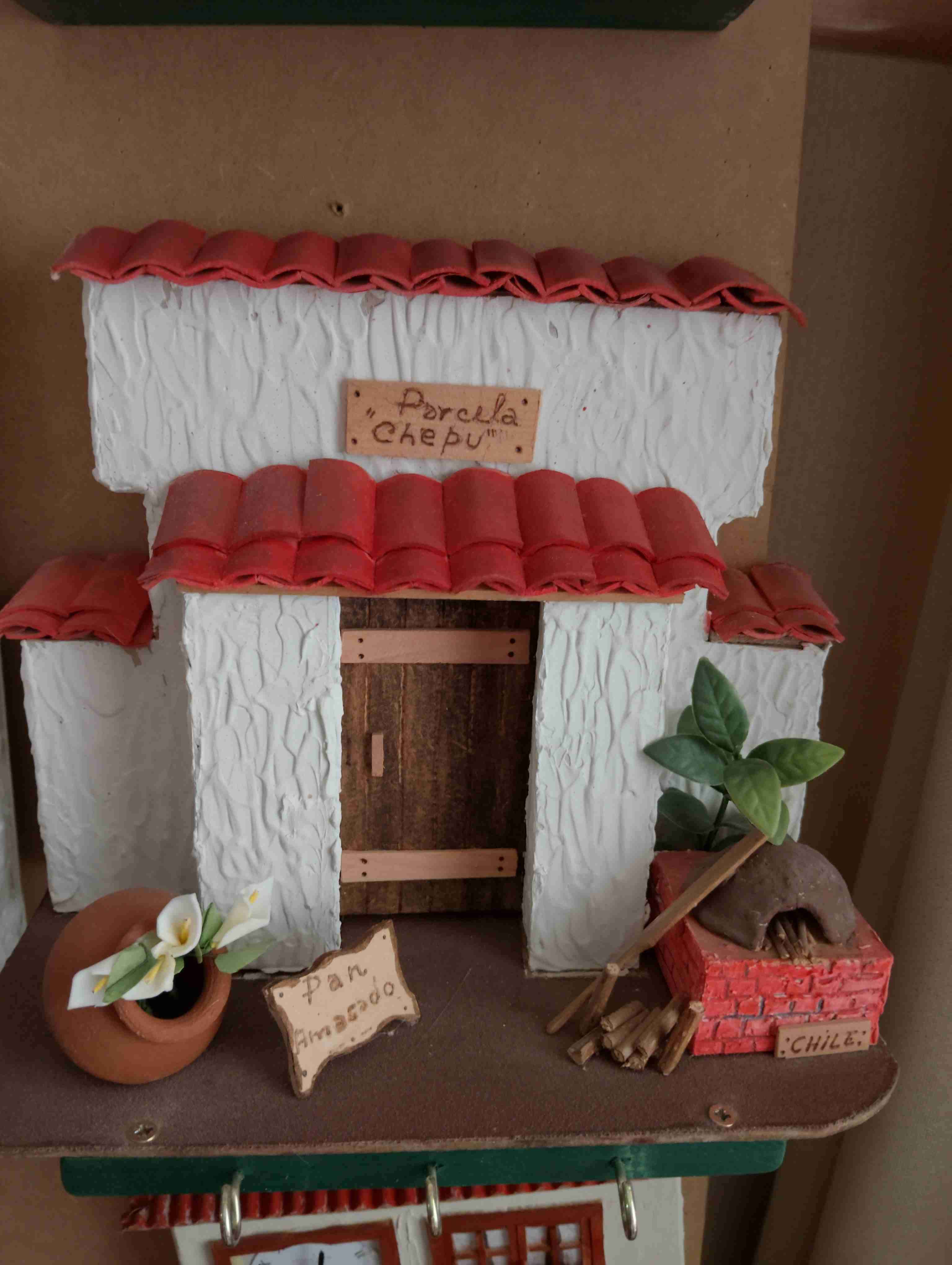 Maqueta de casa artesanal - miniatura 5