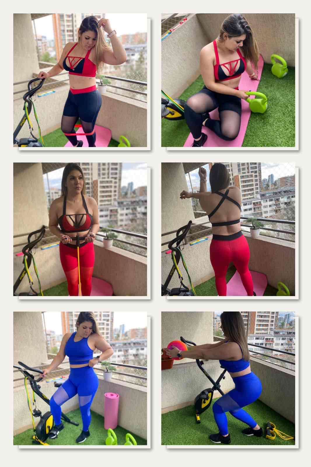 Conjunto deportivo mujer colores vivos - 1