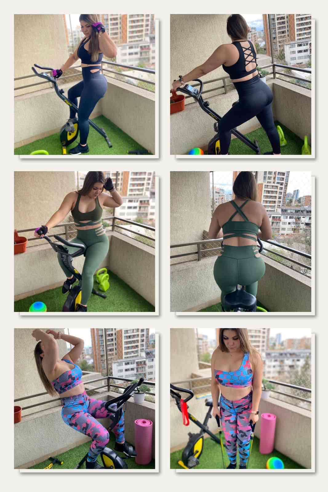 Conjunto deportivo mujer colores vivos - 2