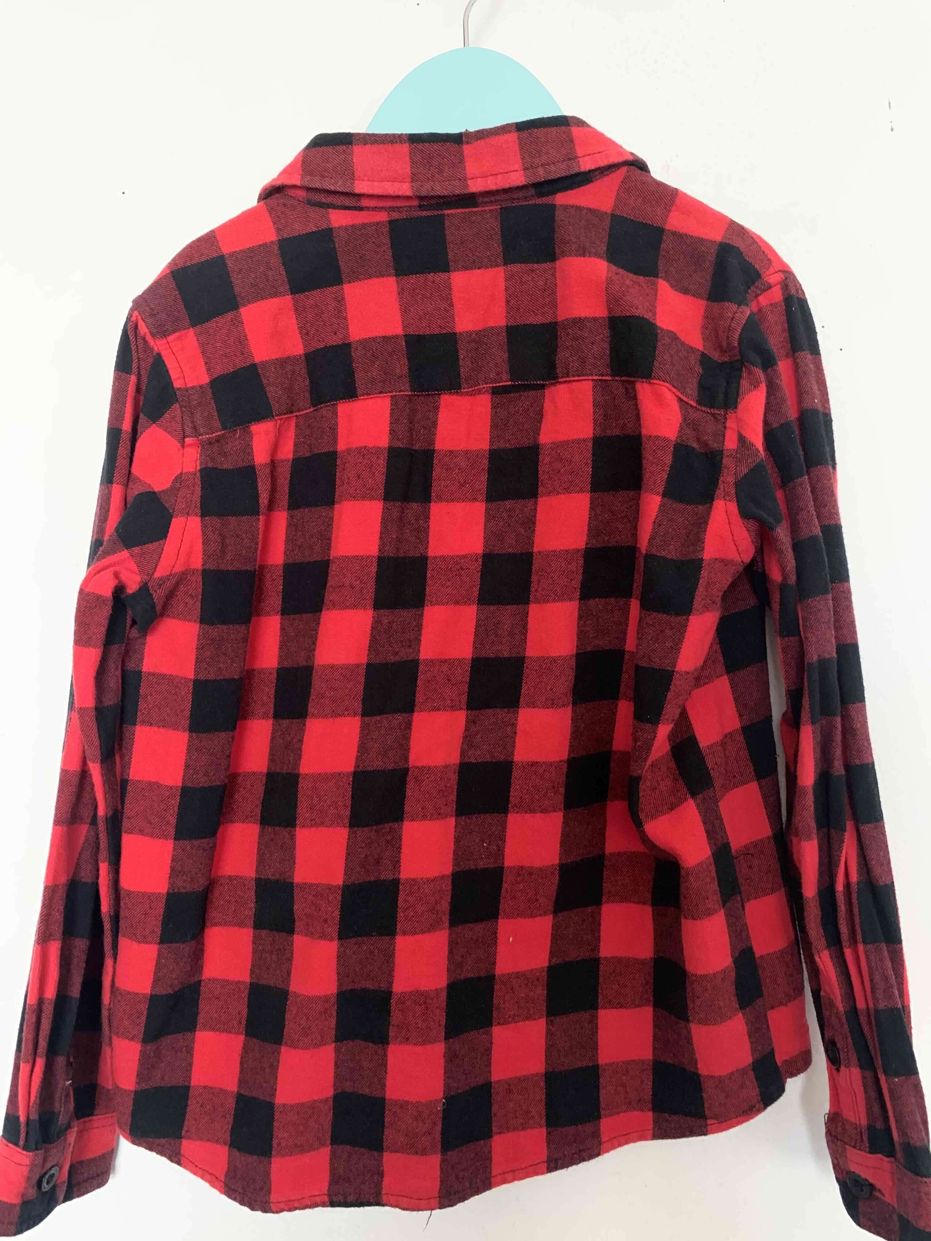 Camisa a cuadros roja y negra - miniatura 2