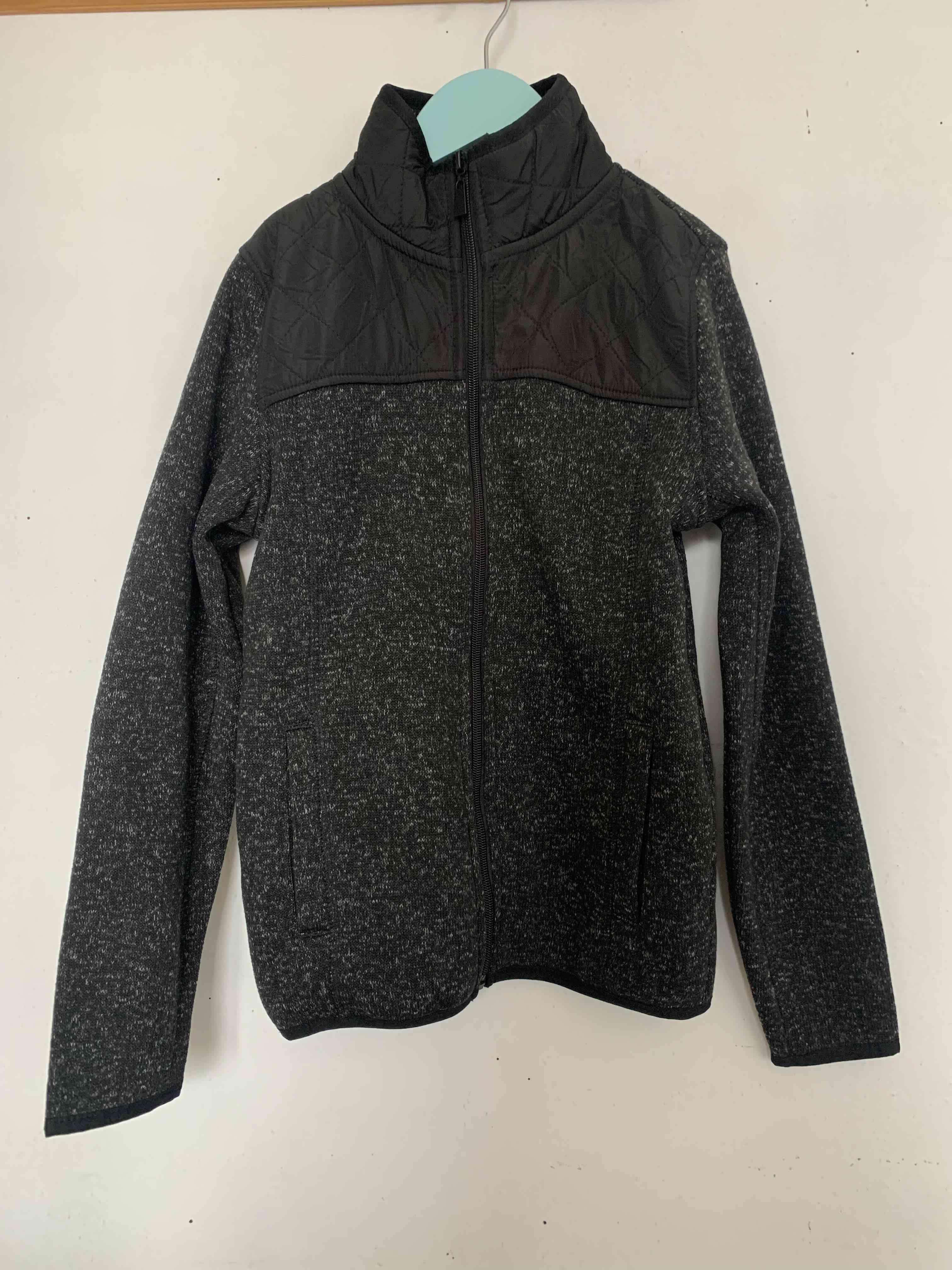 Chaqueta gris con detalles acolchados - miniatura 1