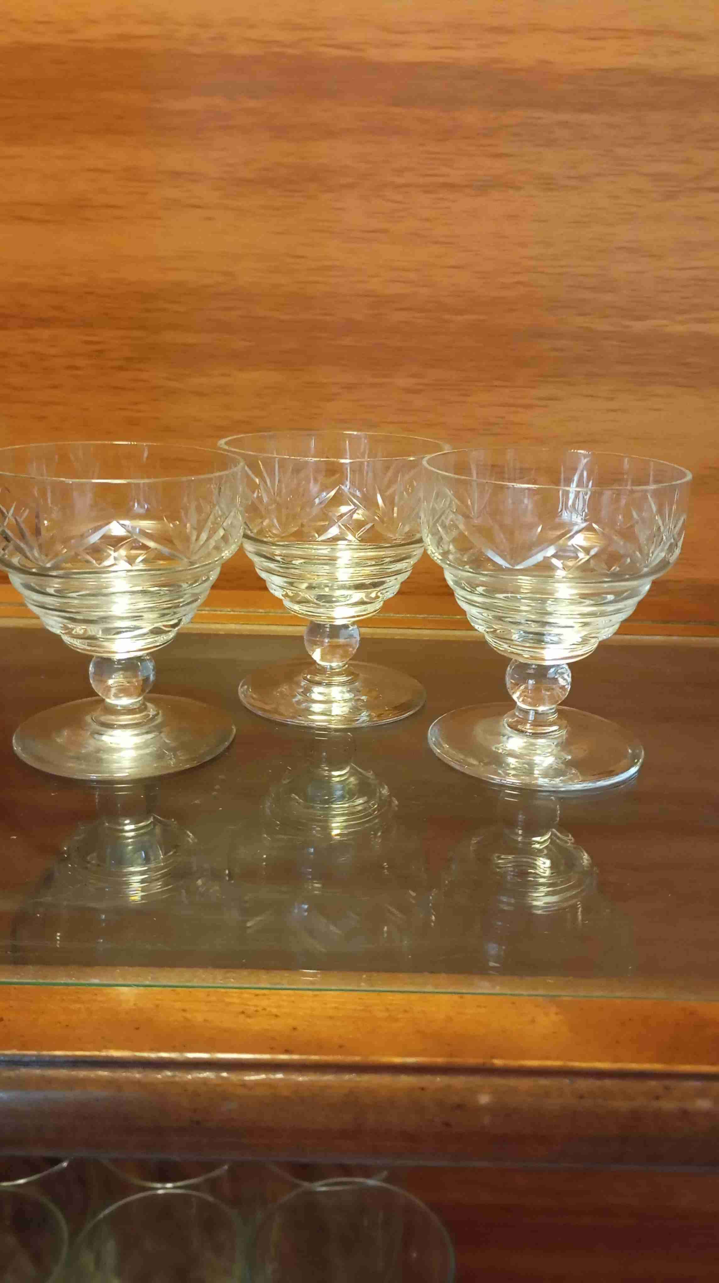 Copas de cristal vintage - miniatura 1