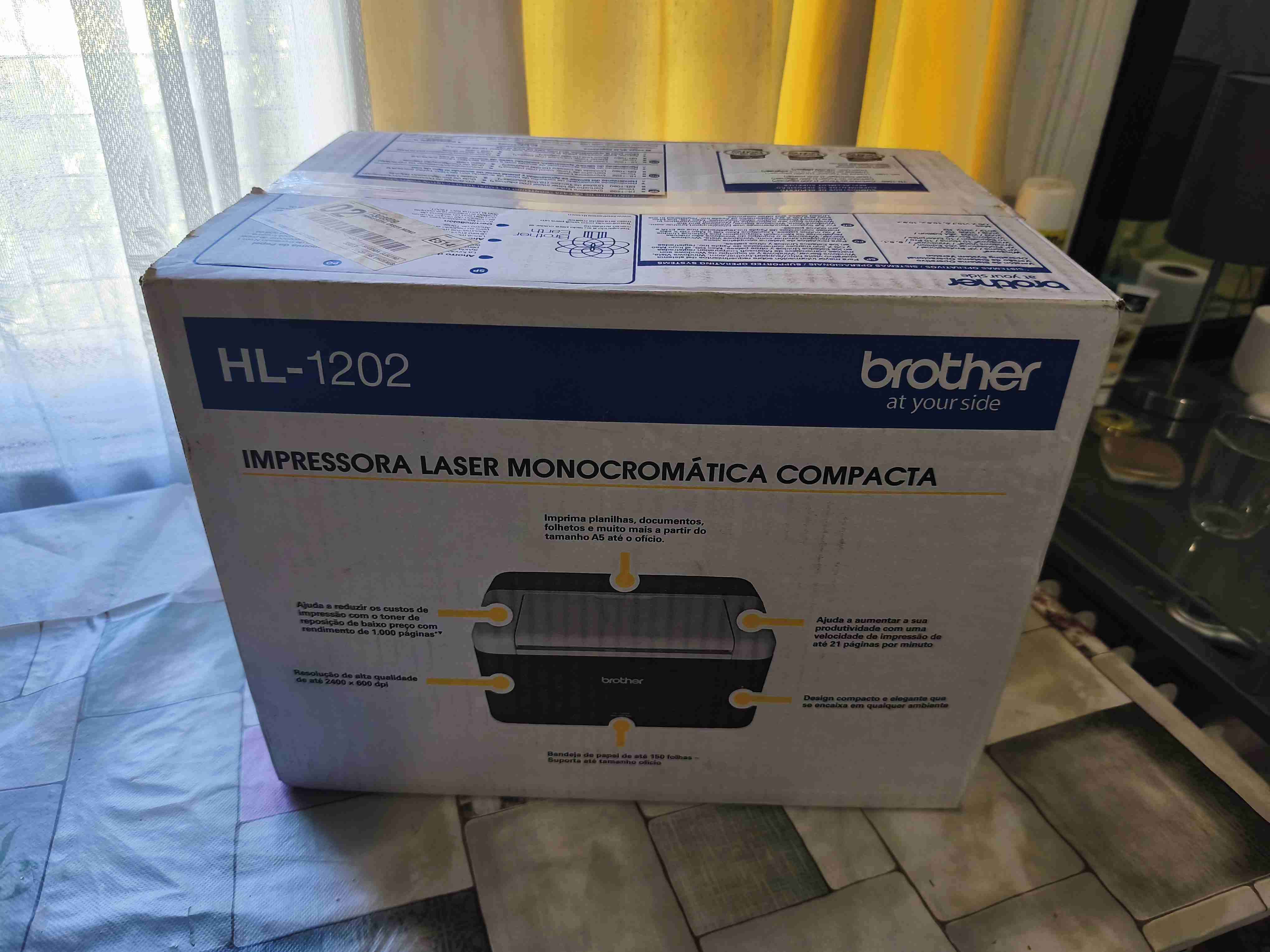 Impresora láser Brother negra - miniatura 5