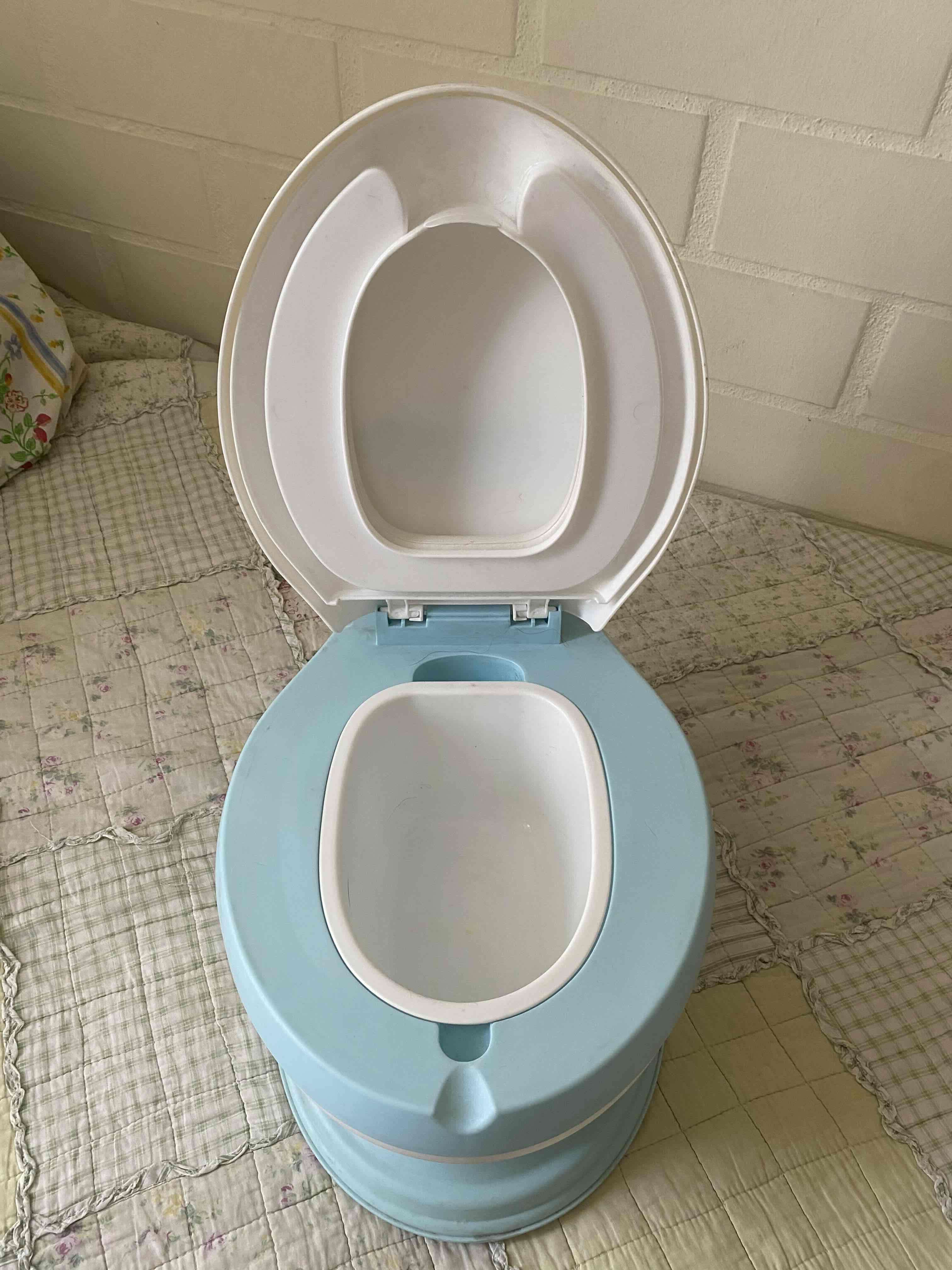 Inodoro entrenador infantil azul - miniatura 3