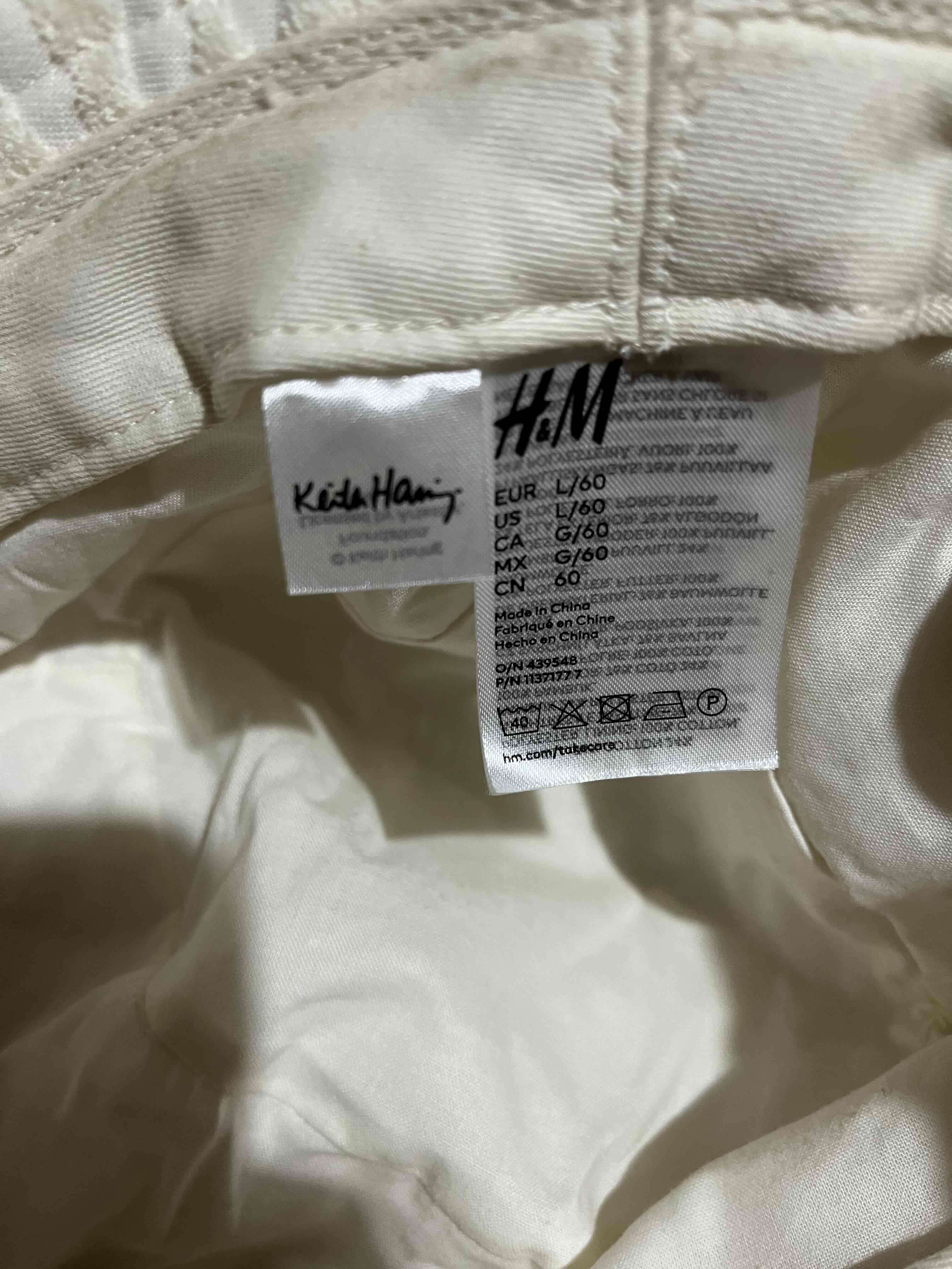 H&M Sombrero blanco con diseño - miniatura 4