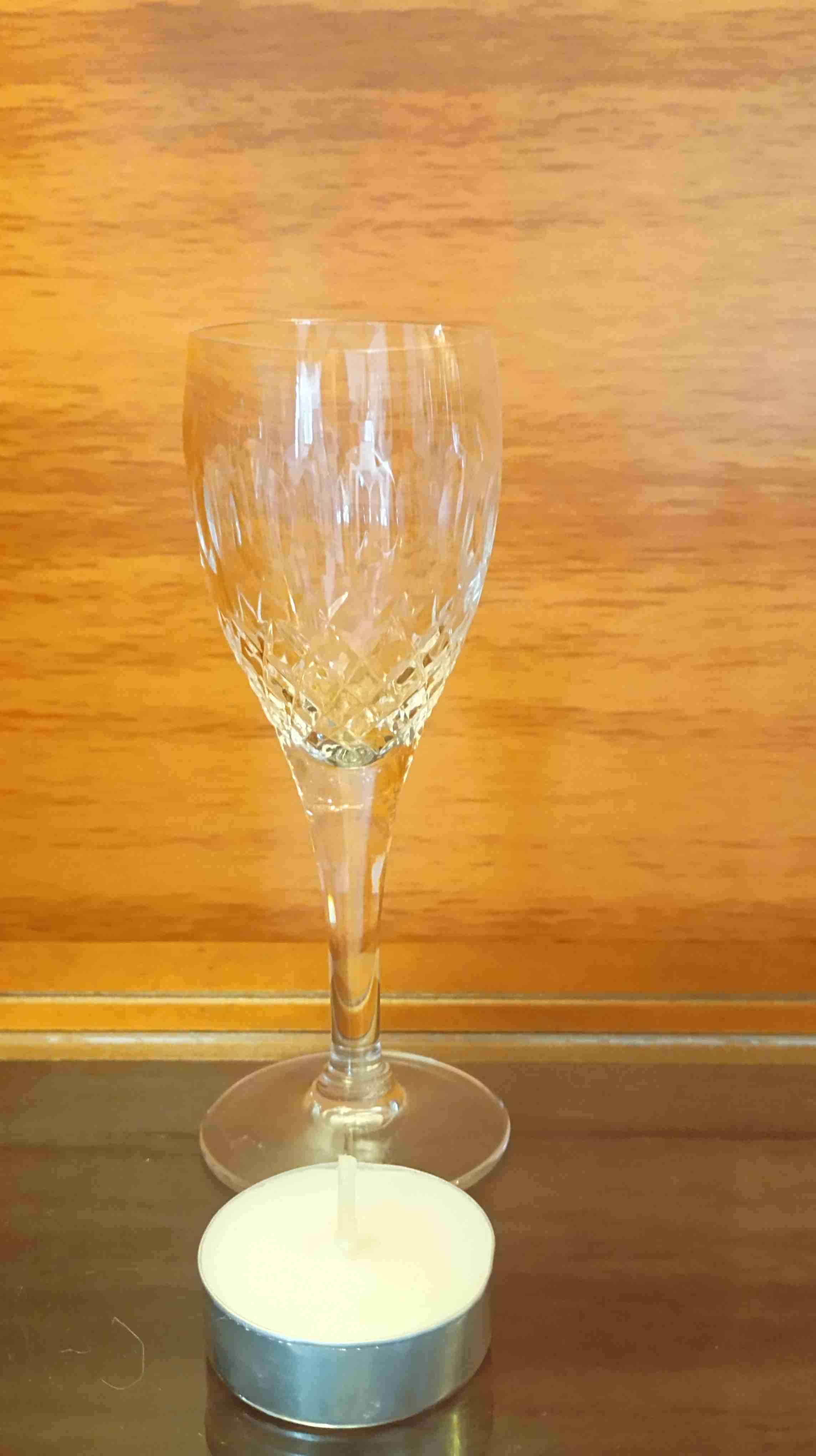 Copas de cristal tallado Checas - miniatura 3