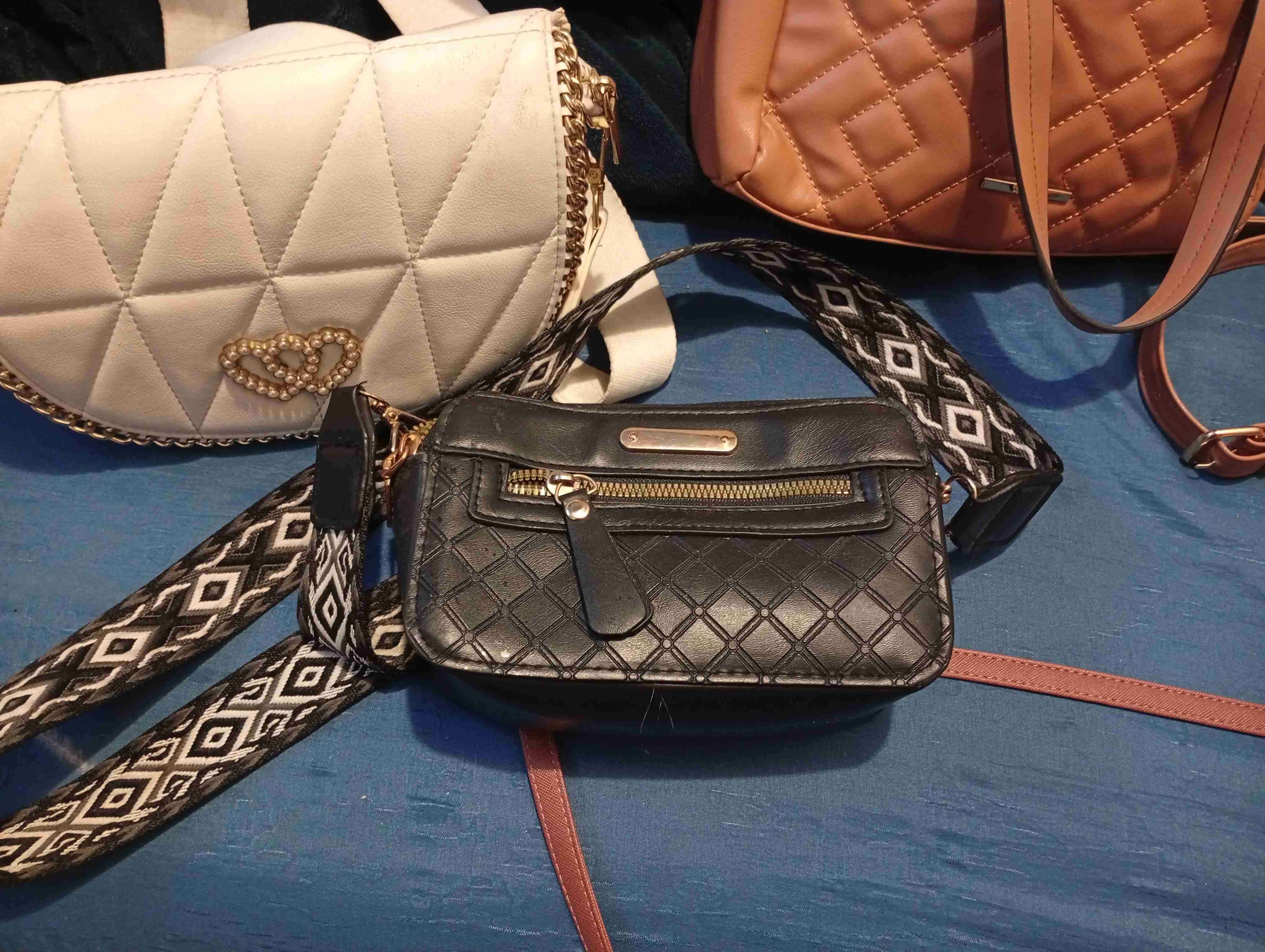 Set de carteras marrones y beige - miniatura 2