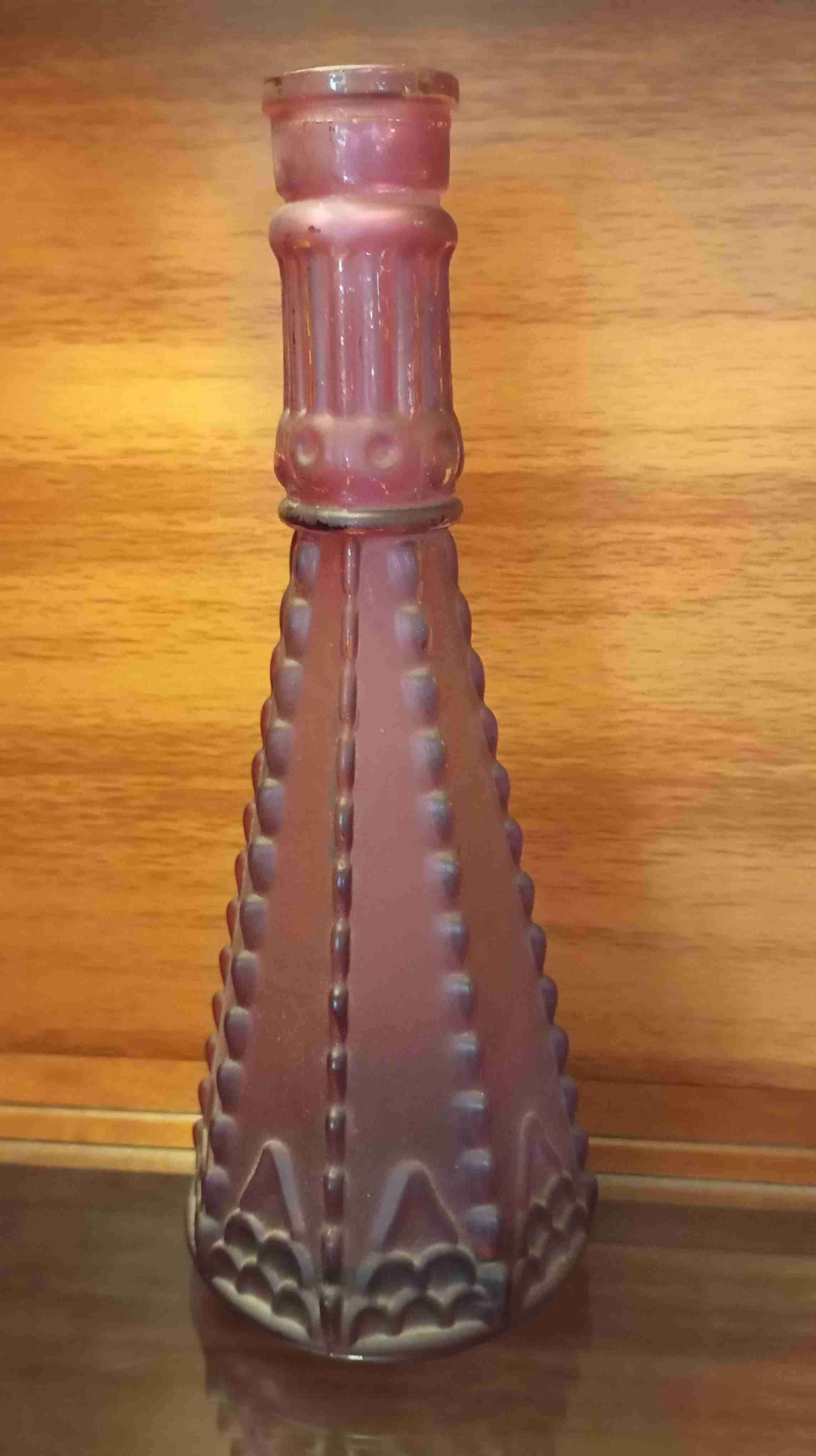 Botella decorativa de vidrio - miniatura 2