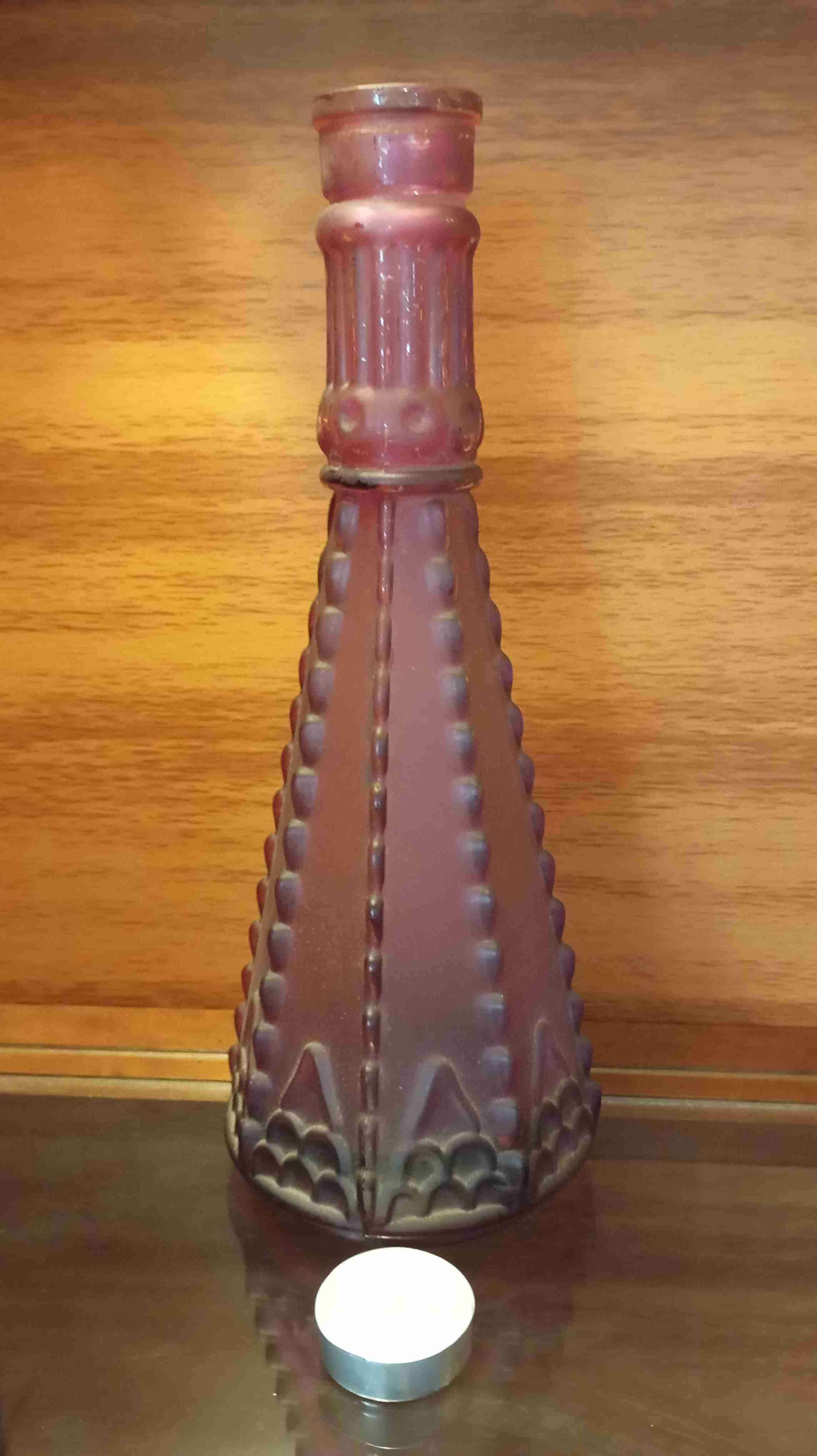 Botella decorativa de vidrio - miniatura 3