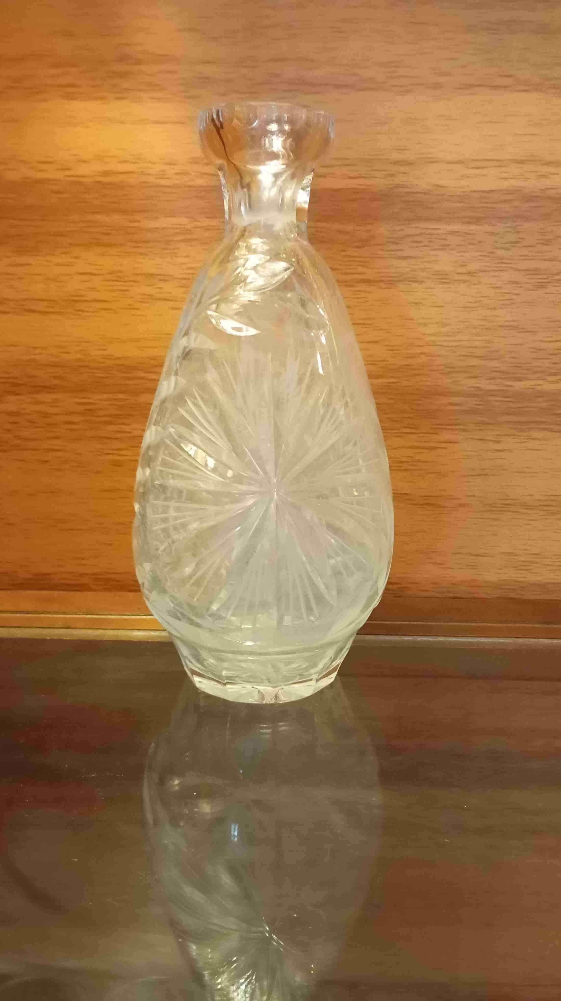 Jarrón de cristal de bohemia - miniatura 1