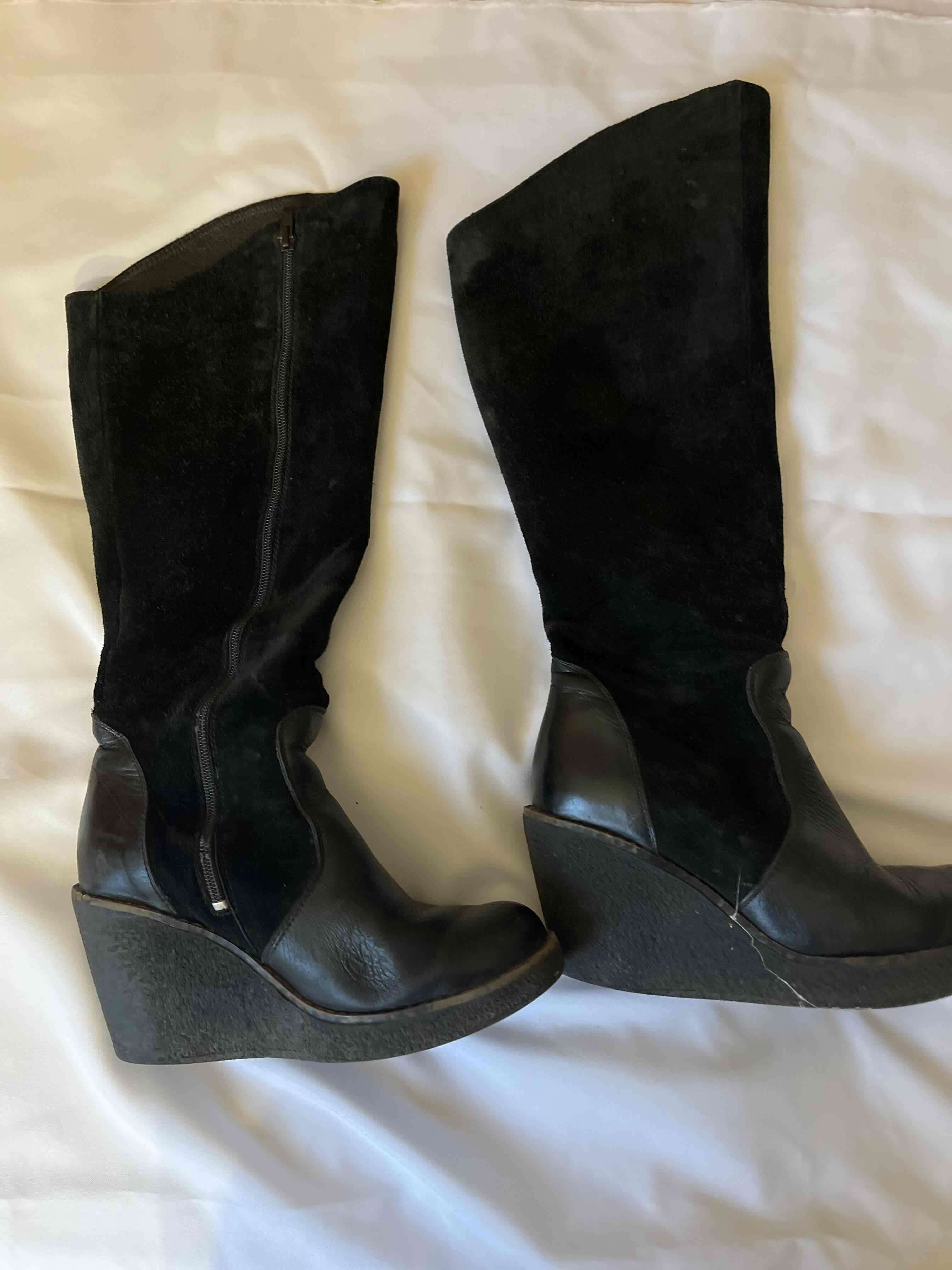 Botas marrones con taco alto - 6