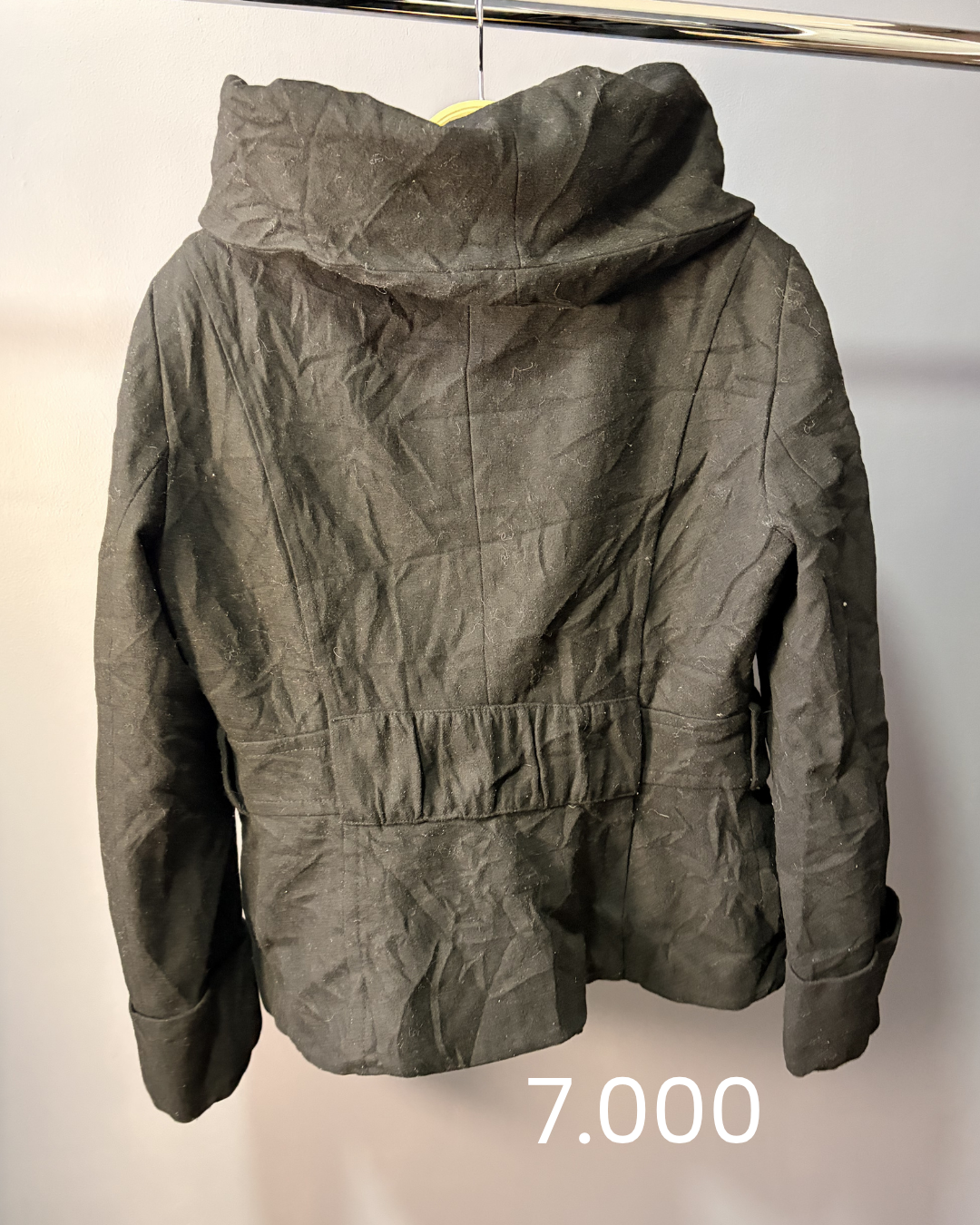 Abrigo negro Zara Basic - 2