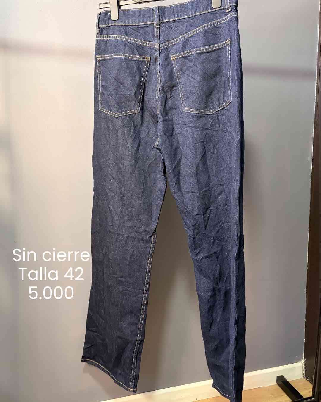 Jeans azul sin cierre - miniatura 2