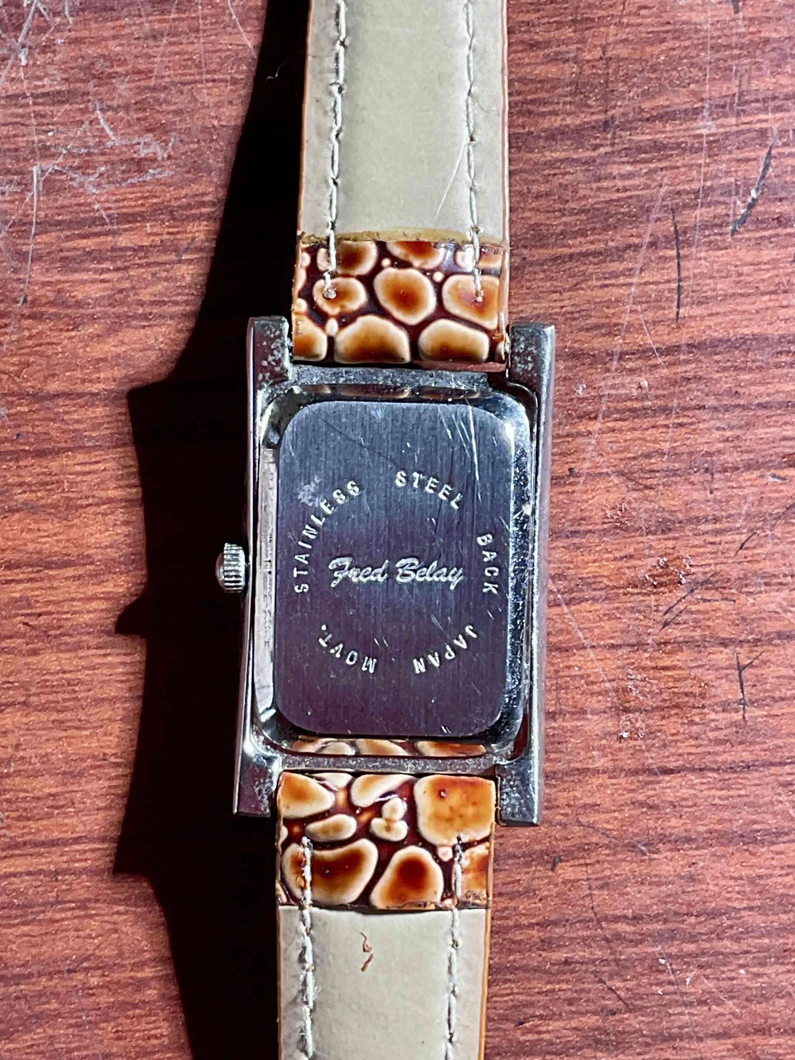 Reloj “Fred Belay” cuarzo, movimiento japonés. - miniatura 3