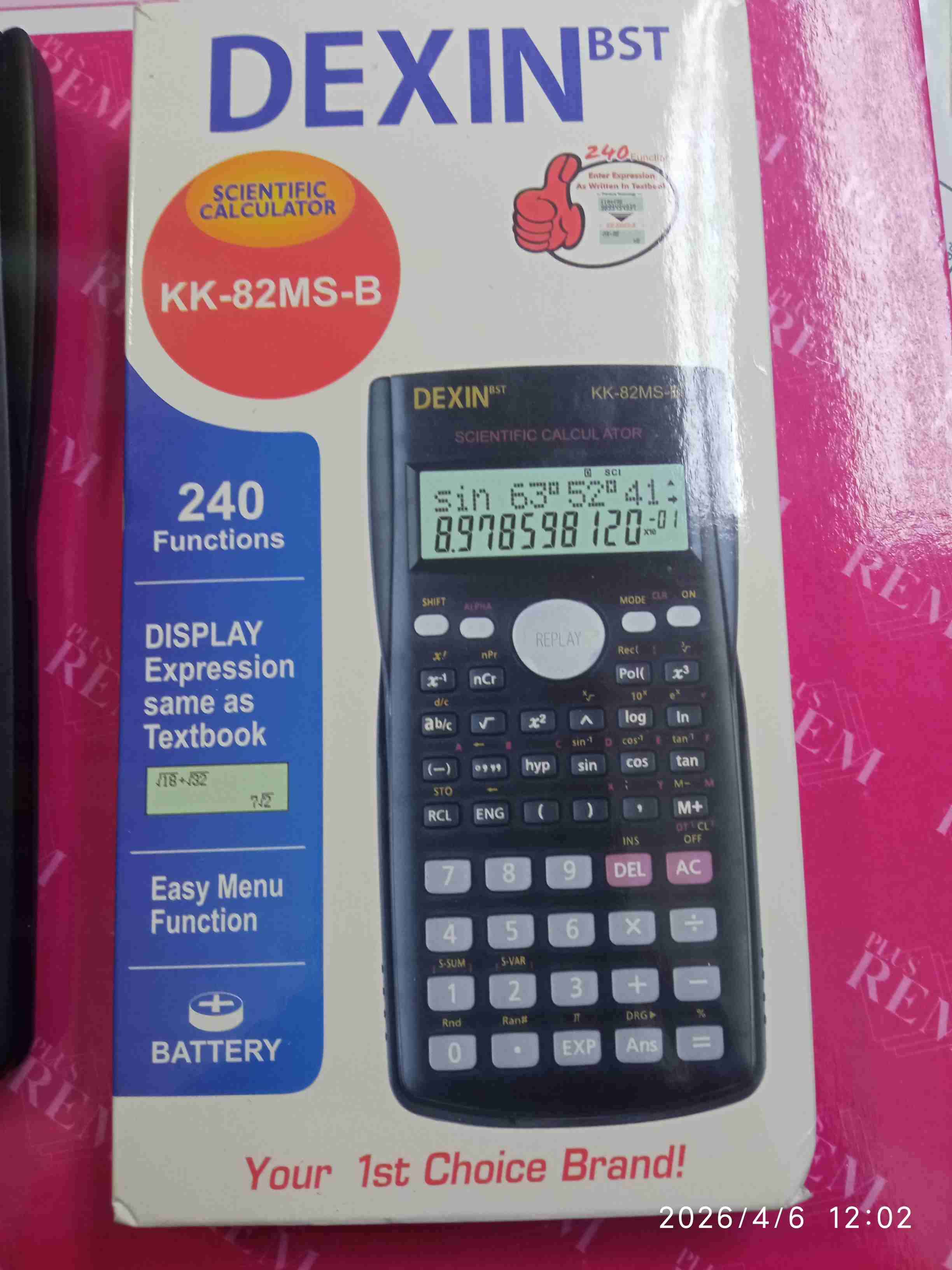 Calculadora científica DEXIN - miniatura 2