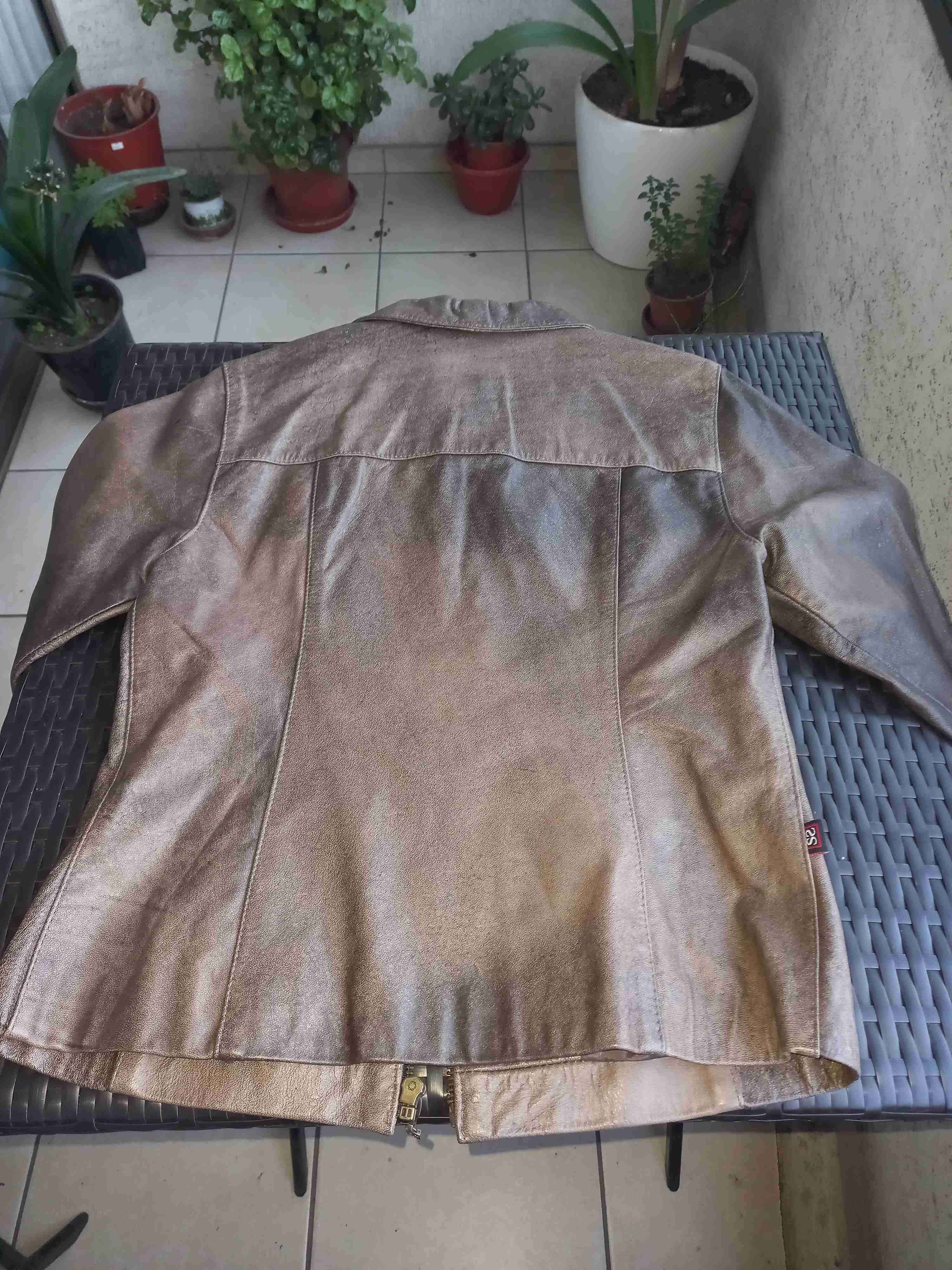 Chaqueta de cuero marrón - 2