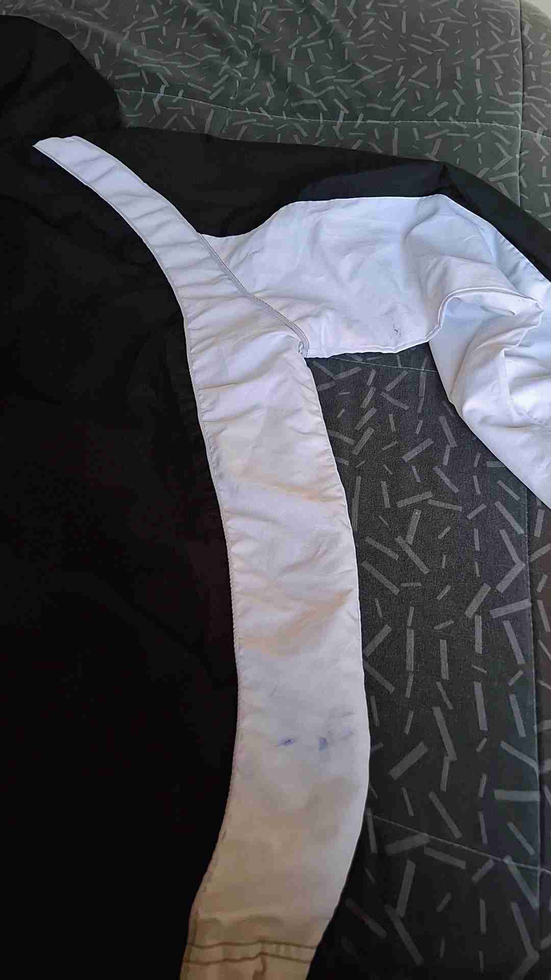 Cortavientos blanco y negro Talla M - miniatura 3