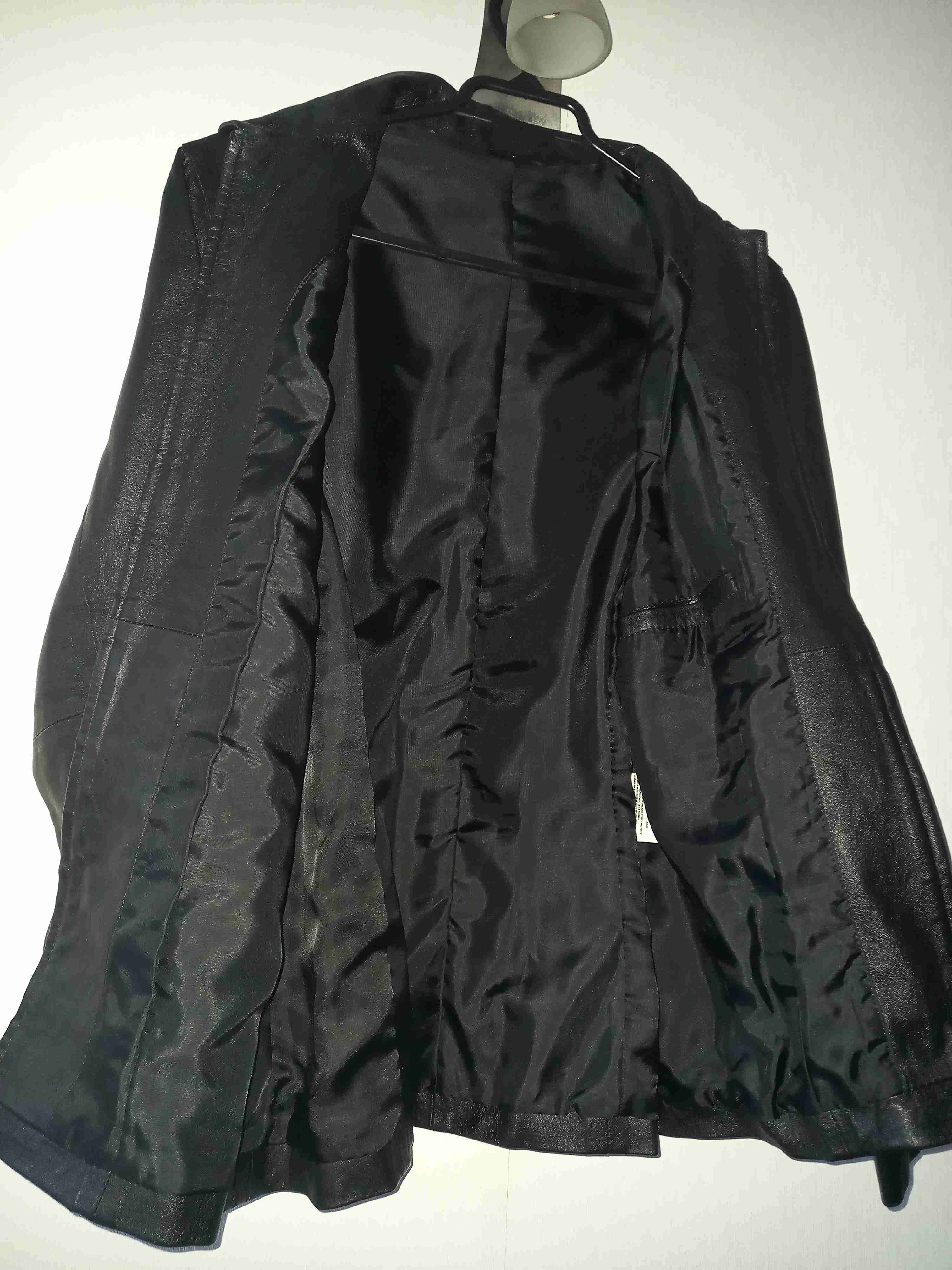 Chaqueta de cuero negra ELLE - miniatura 2