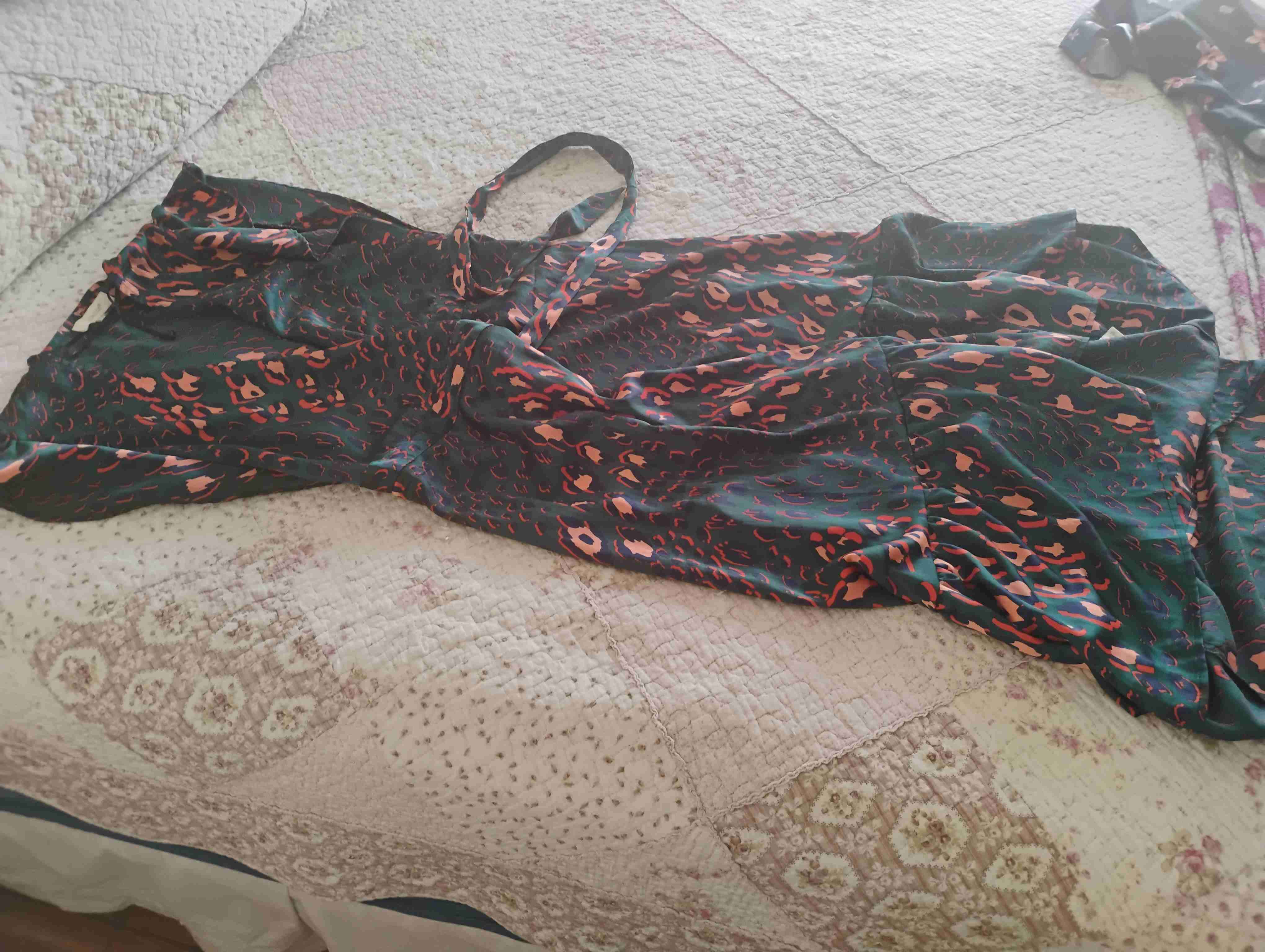 Vestido estampado multicolor - miniatura 1