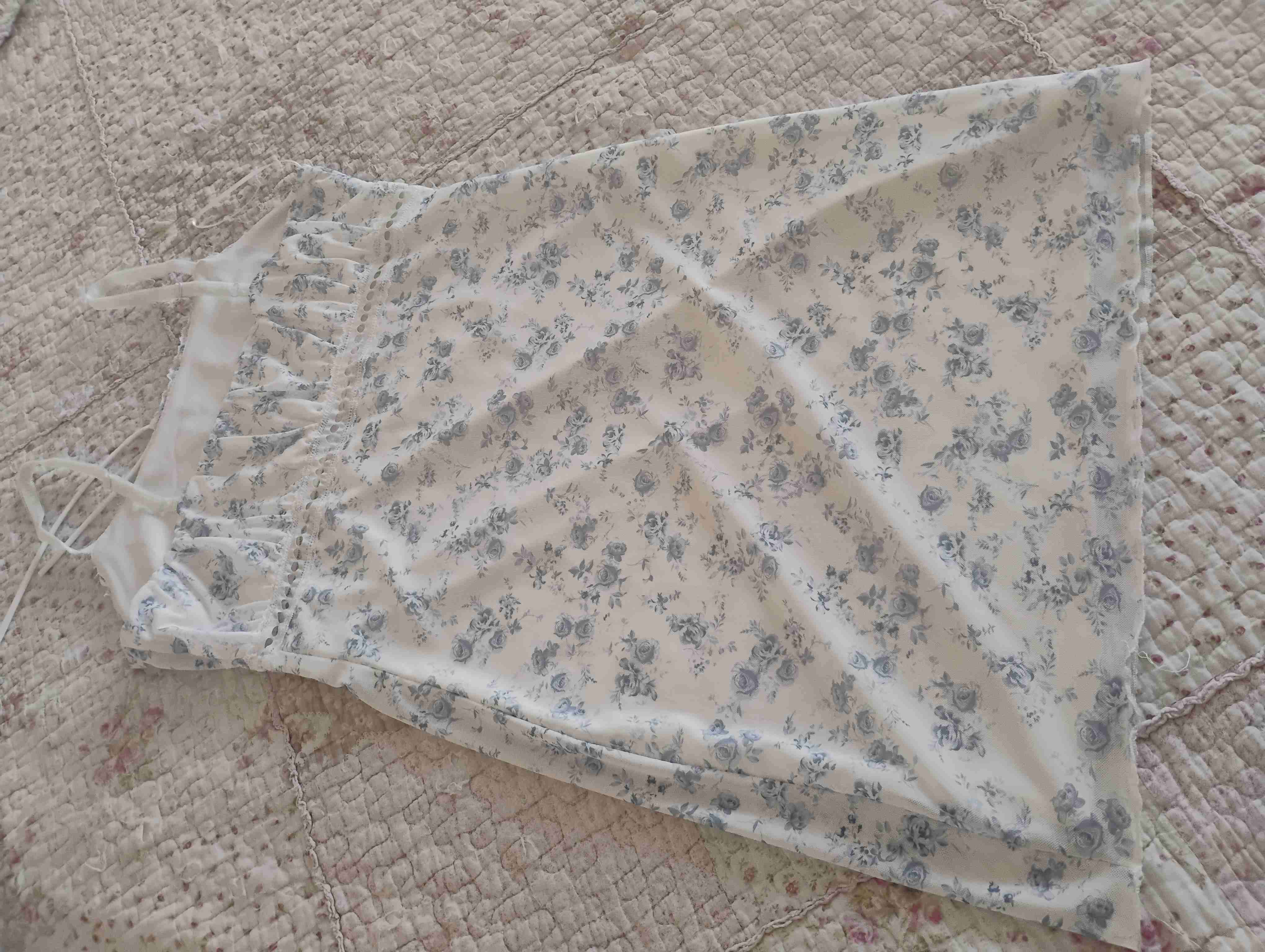 Vestido floral blanco - miniatura 2