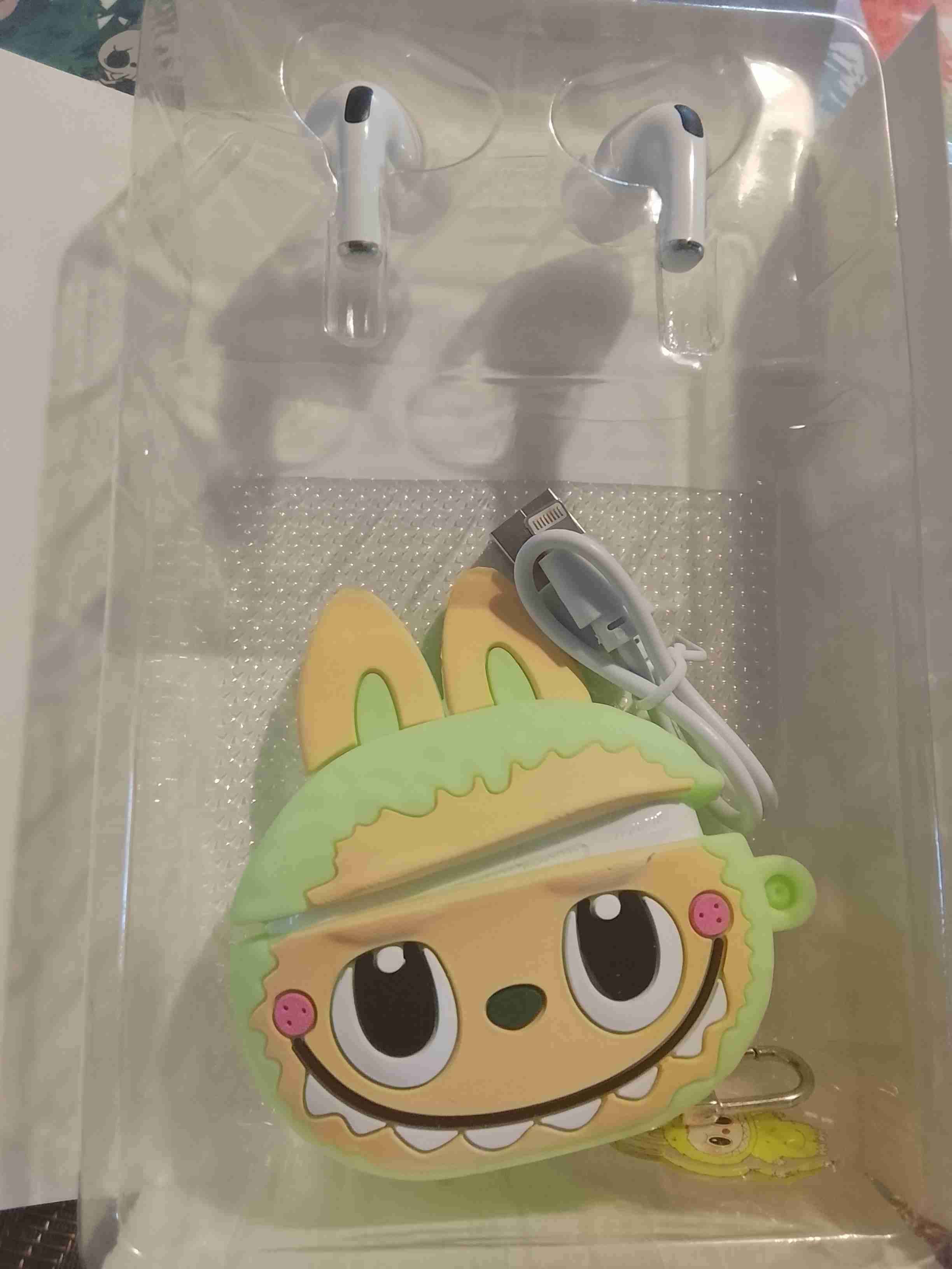 Auriculares con estuche de personajes labubu - miniatura 4