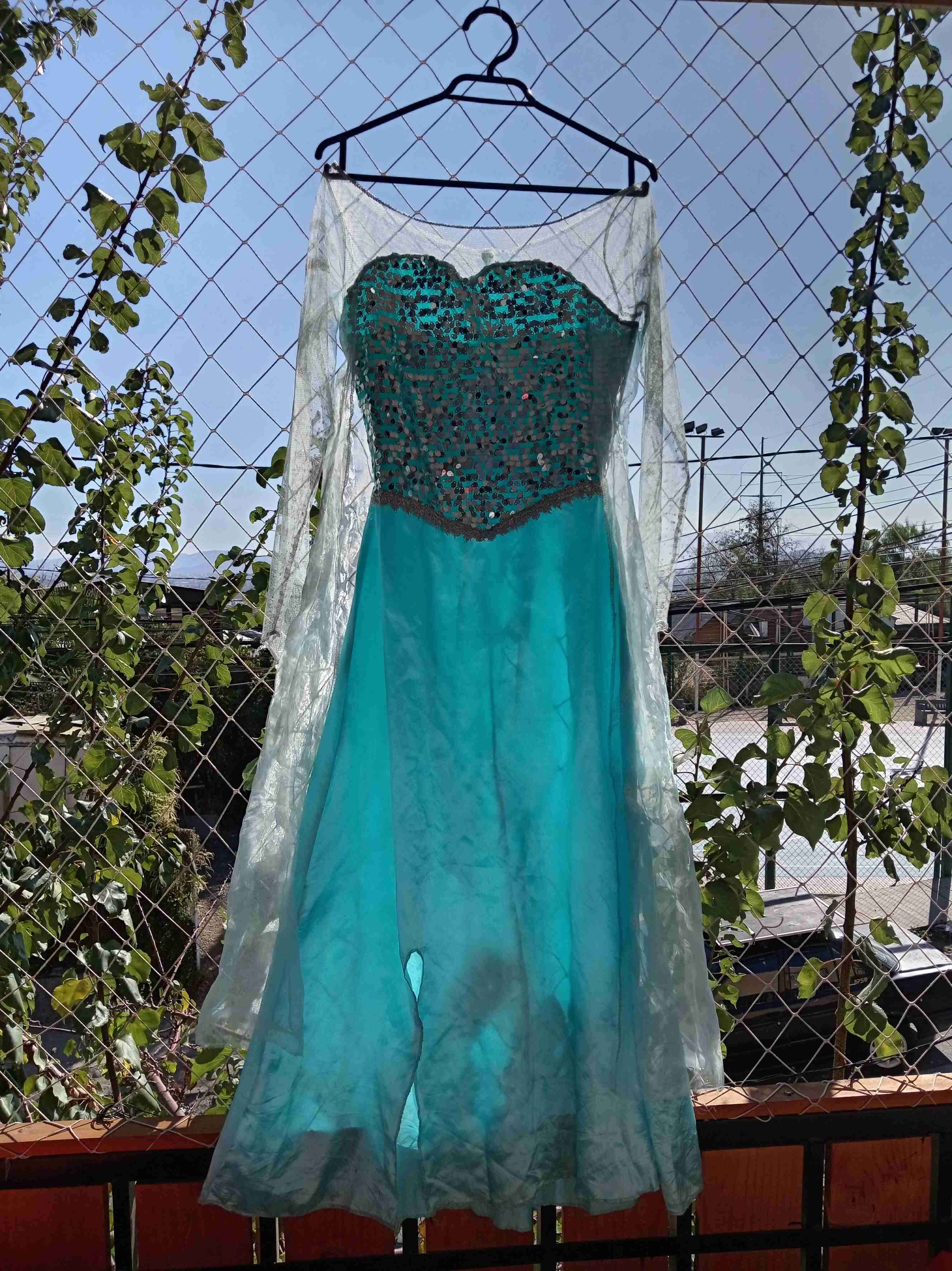 Vestido Elsa Frozen talla M - miniatura 1
