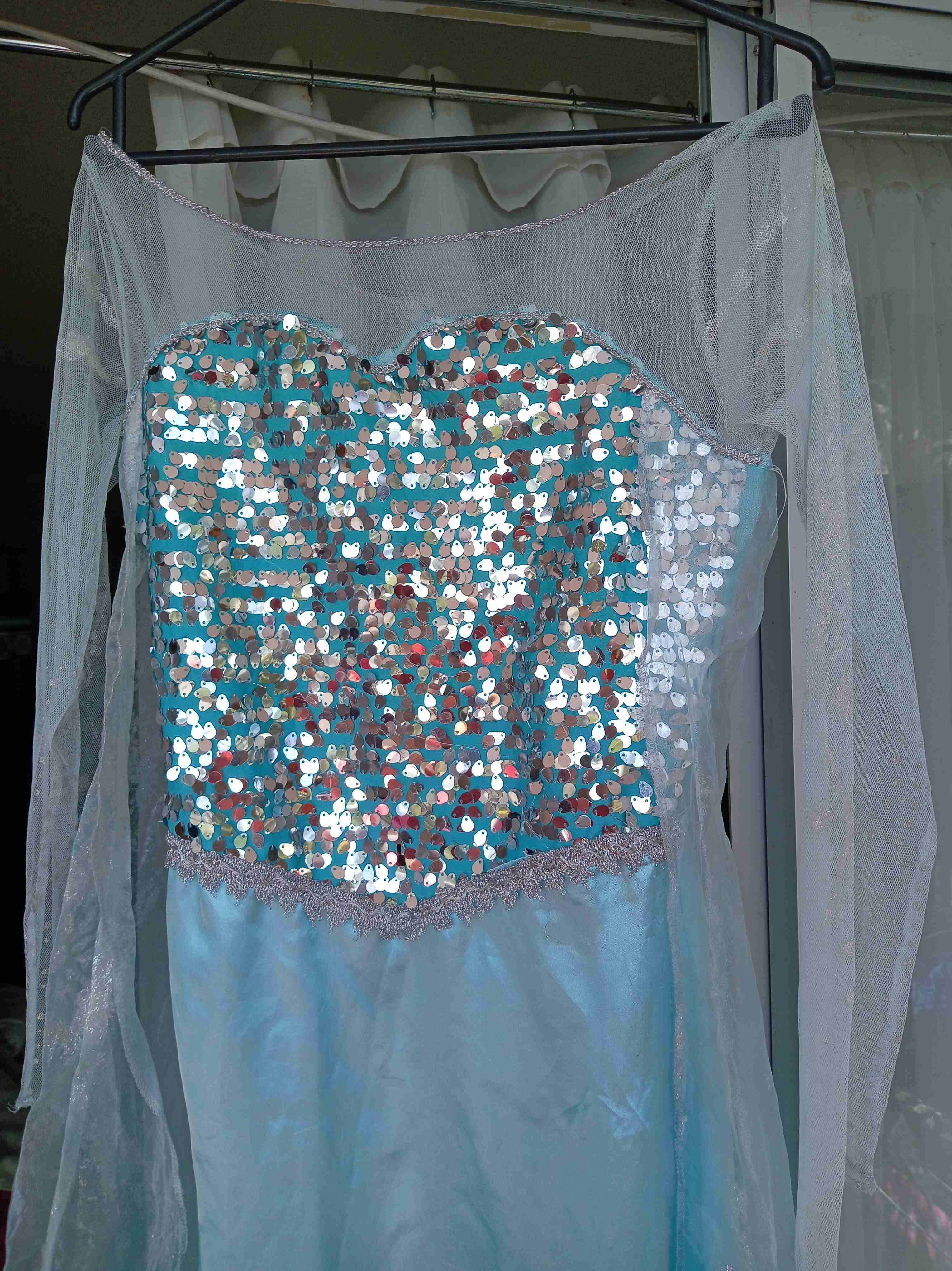 Vestido Elsa Frozen talla M - miniatura 2