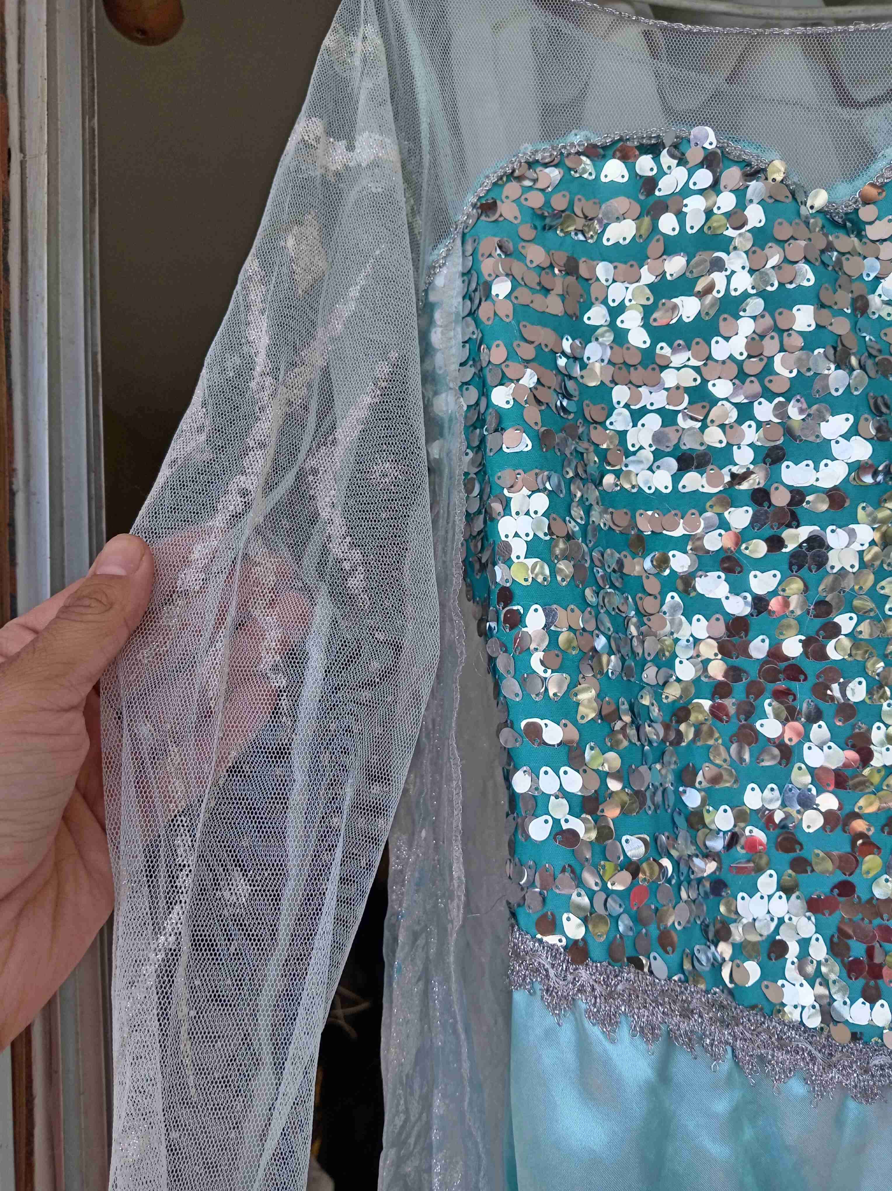 Vestido Elsa Frozen talla M - miniatura 3