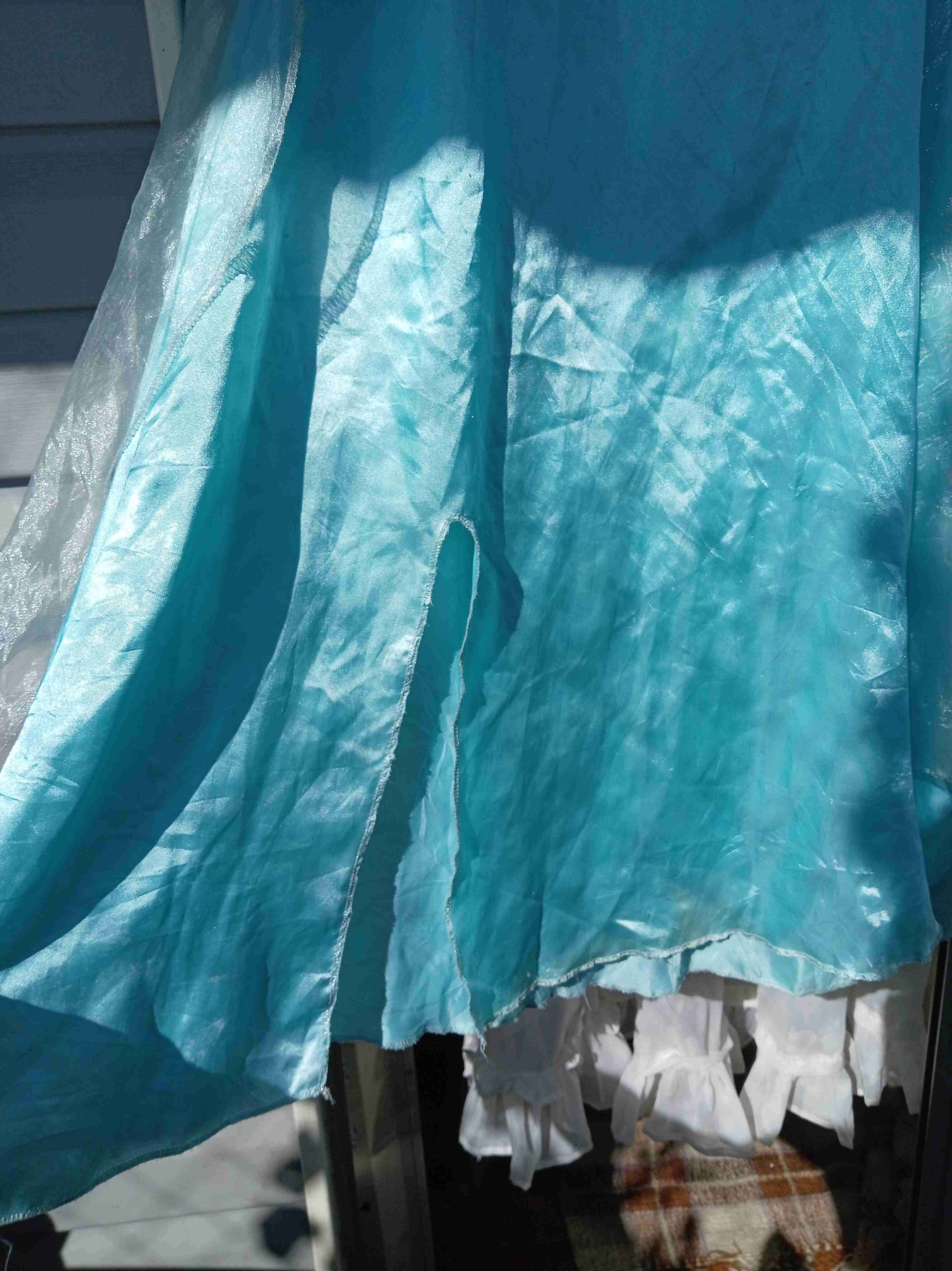 Vestido Elsa Frozen talla M - miniatura 4