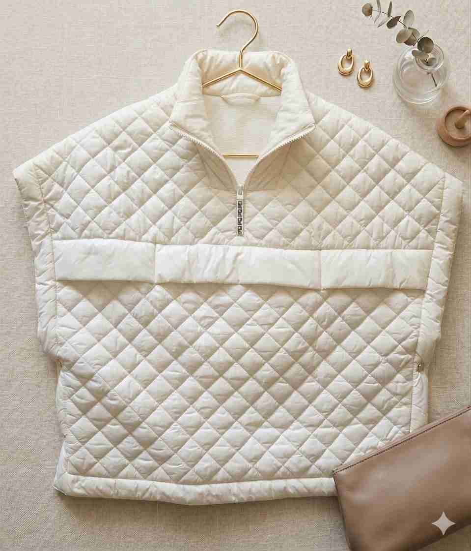 Chaleco acolchado blanco premium - miniatura 2