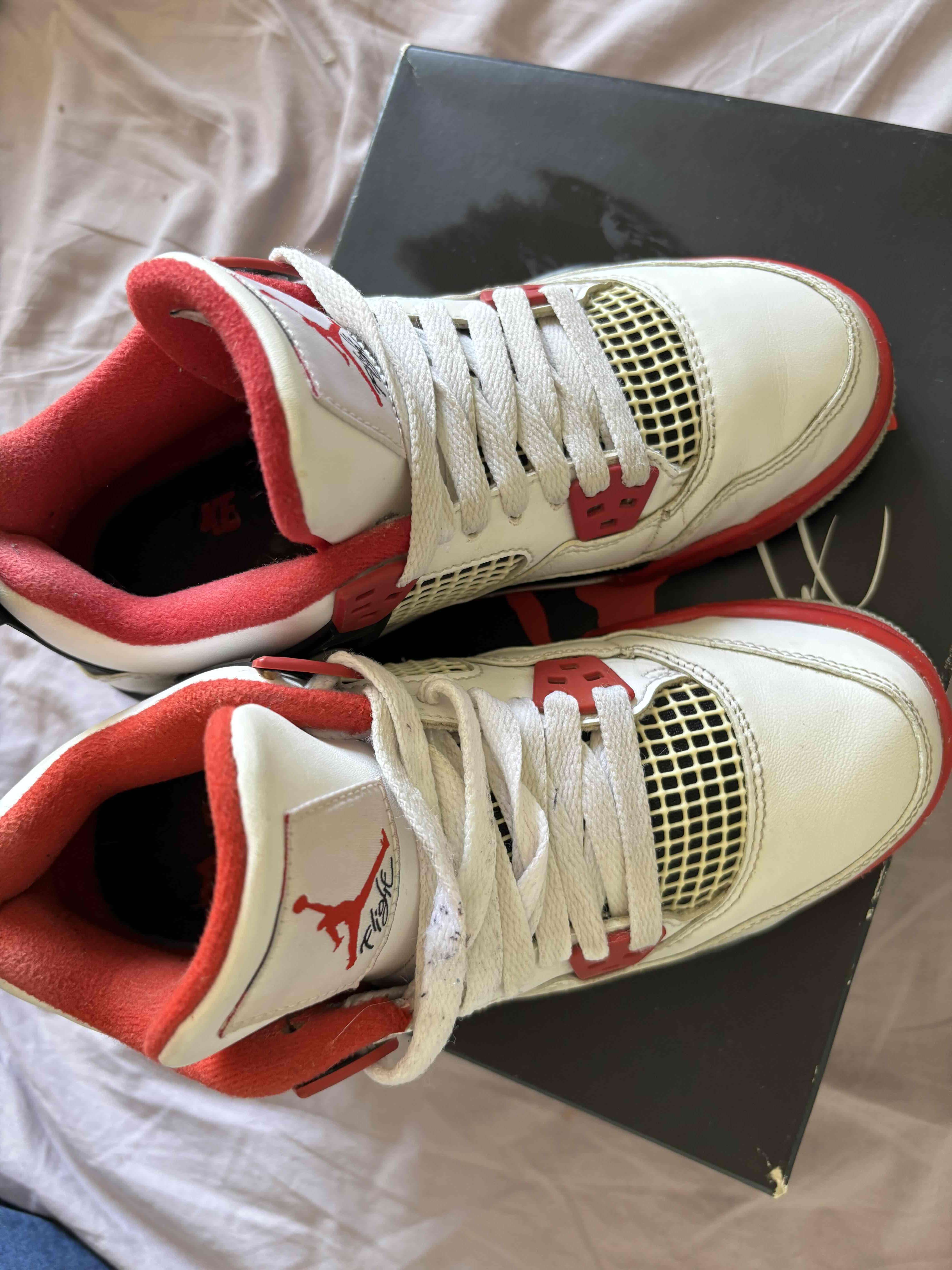 Zapatillas Nike Air Jordan 4 Retro fire red - miniatura 6