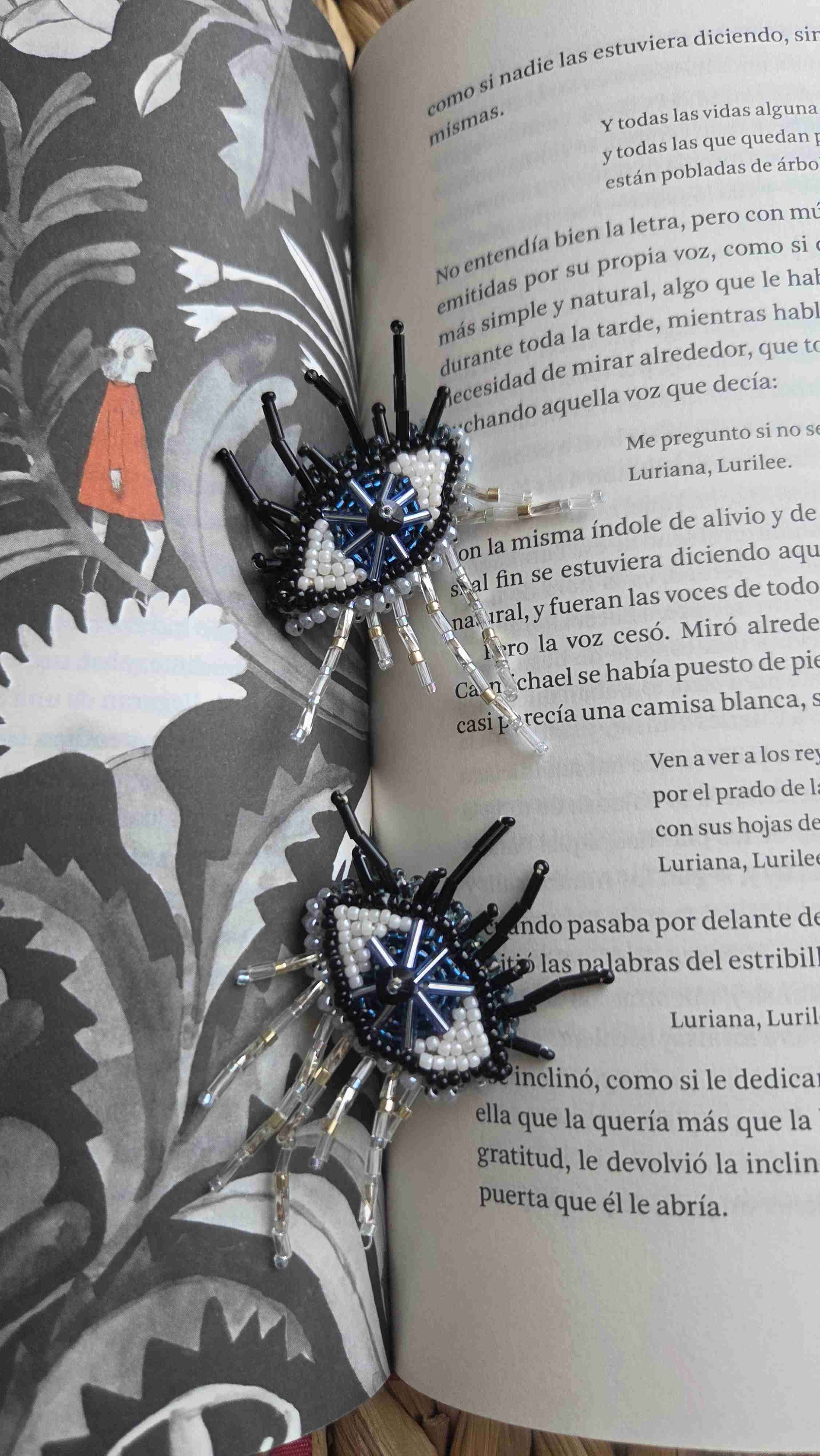 Par de aros bordados corazón - miniatura 6