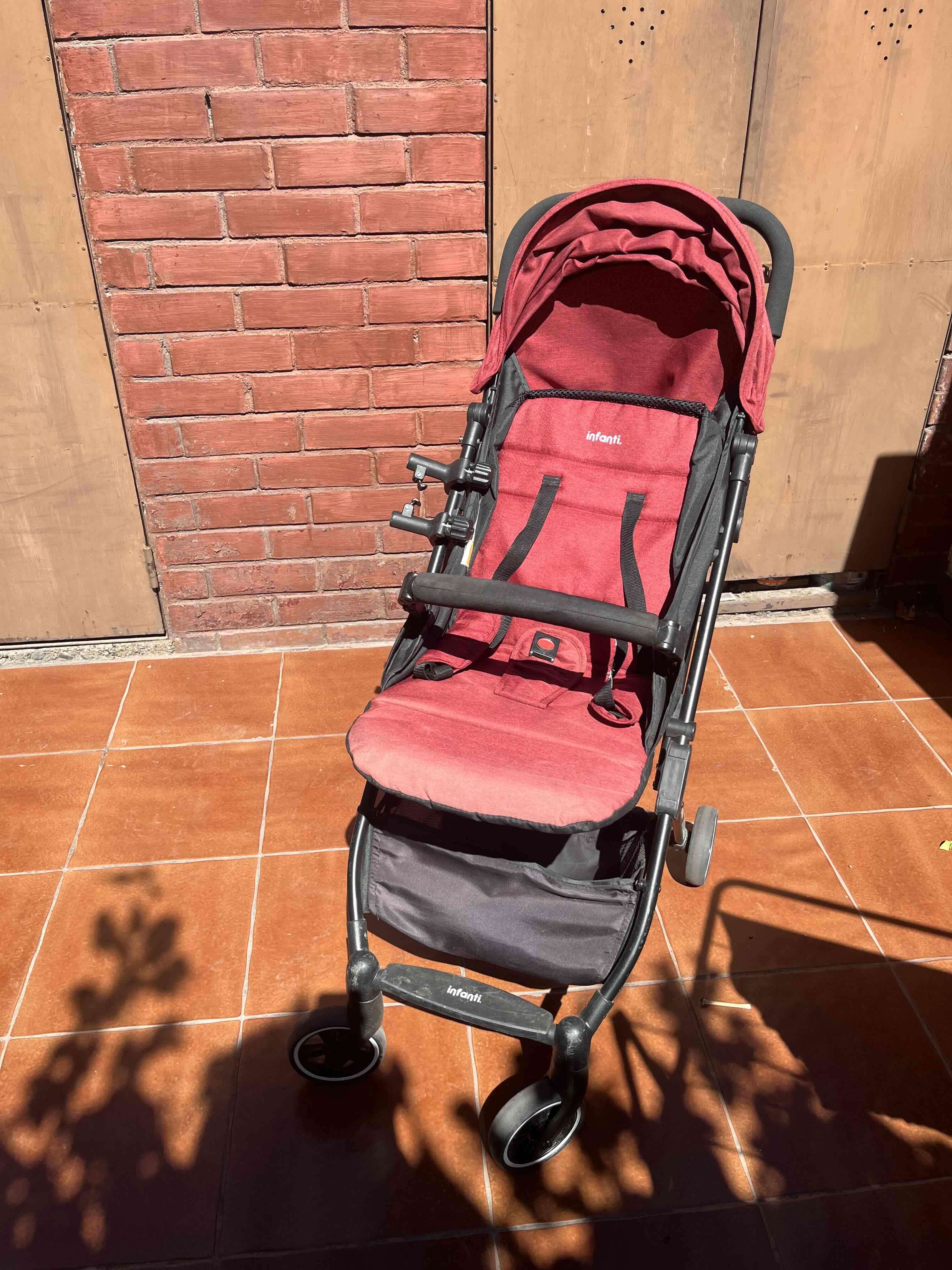 Coche de bebé Infanti rojo - miniatura 4